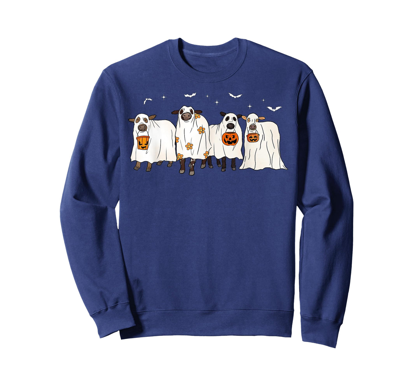 Halloween Ghost Cows Trick Or Treat T-Shirt