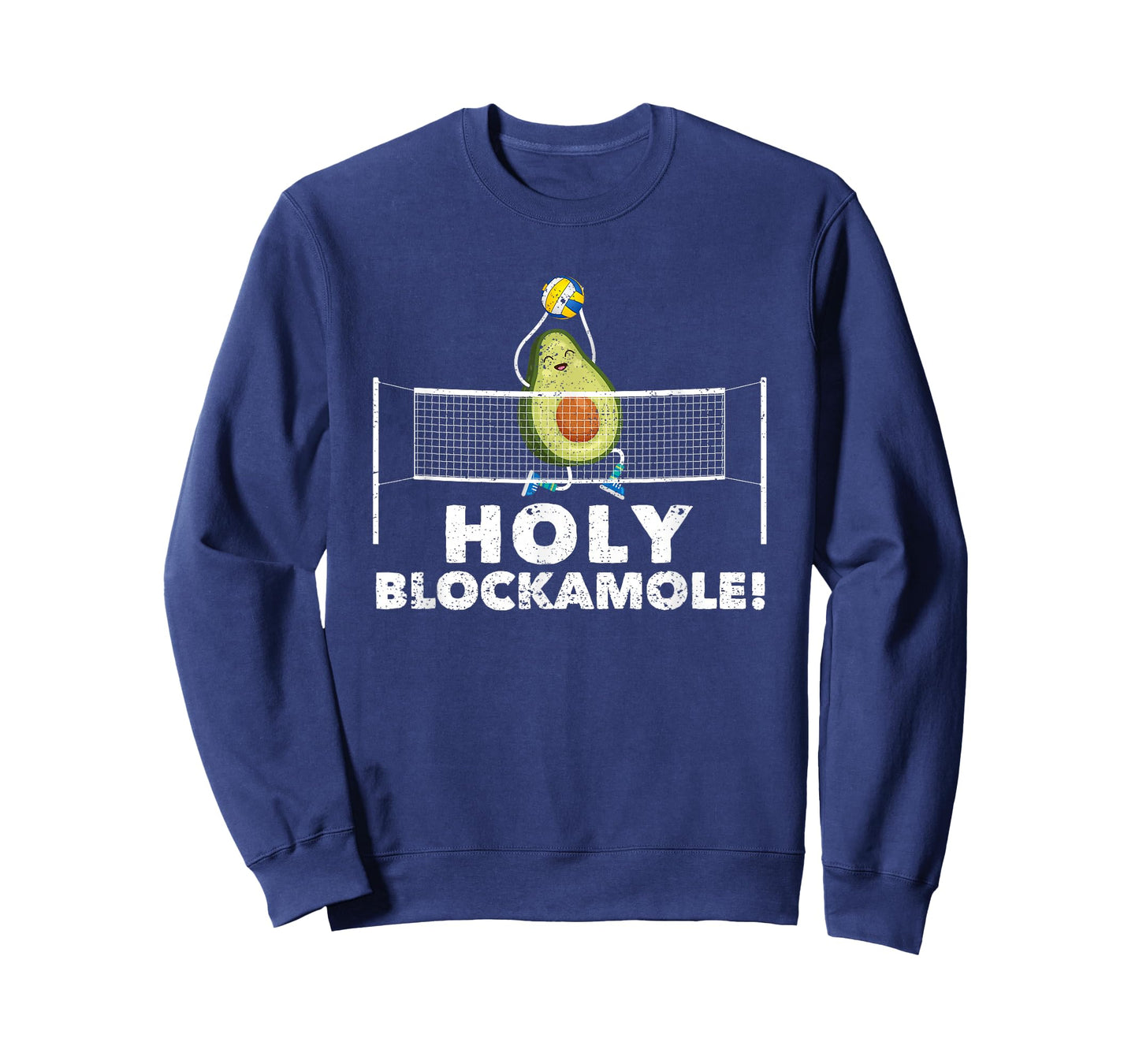 Holy Blockamole Volleyball Funny Sports Coach Player Blocker T-Shirt