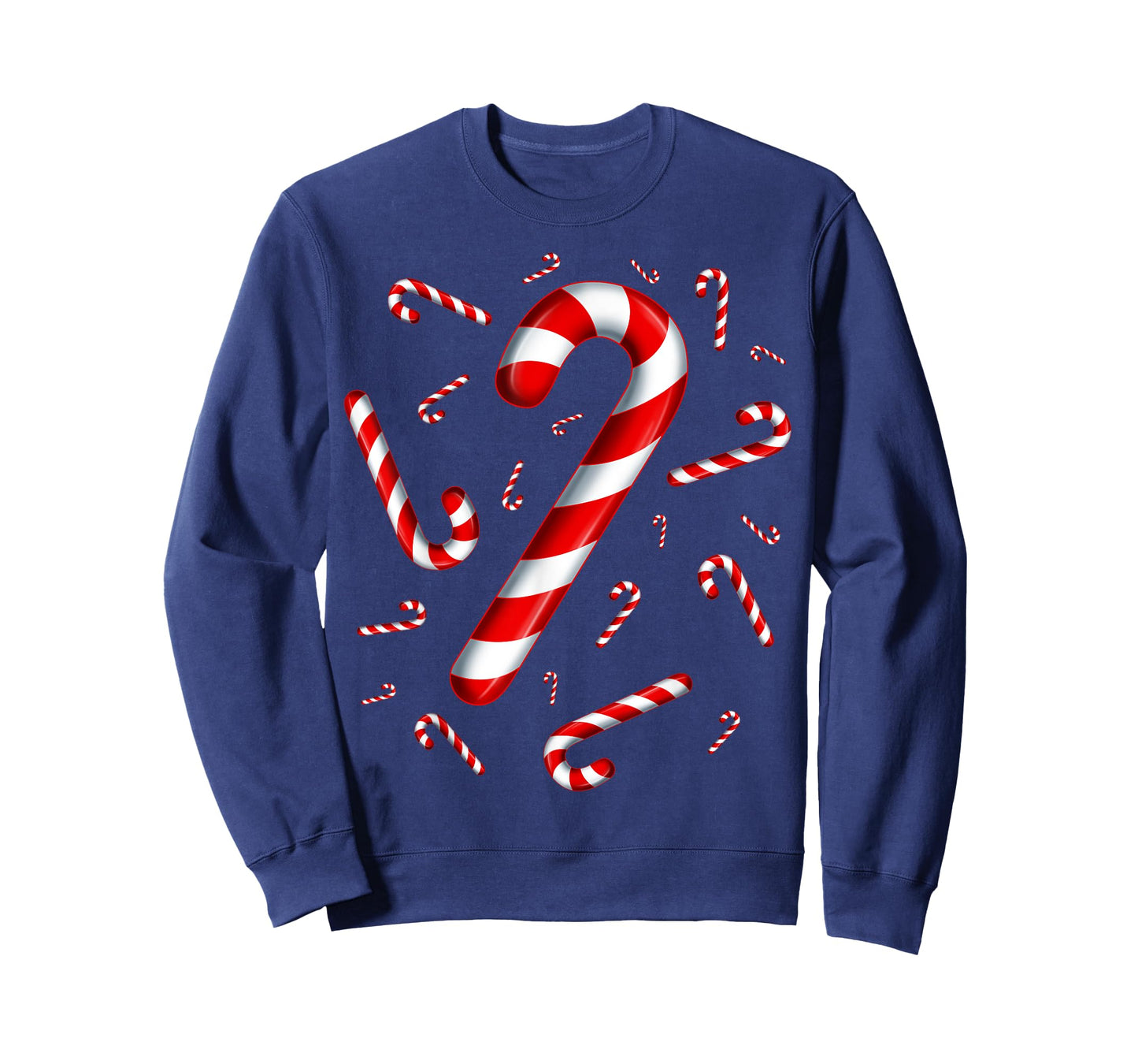 Christmas Candy Cane Red and White Sweet Twisted Candy T-Shirt