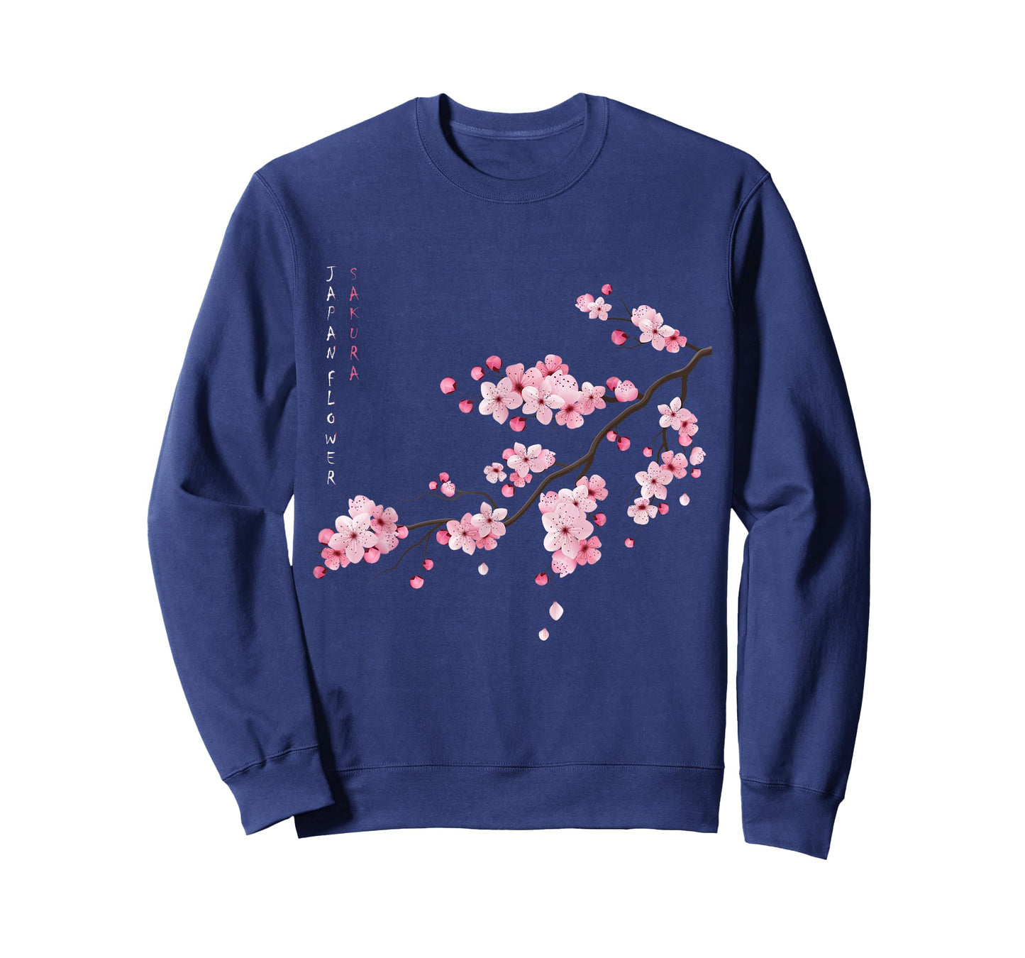 Vintage Sakura Japanese Cherry Blossom Flower Graphical Art T-Shirt