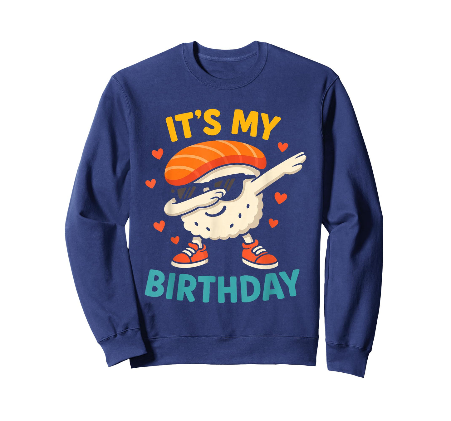 It's My Birthday Dabbing Sushi Kawaii Birthday Party T-Shirt