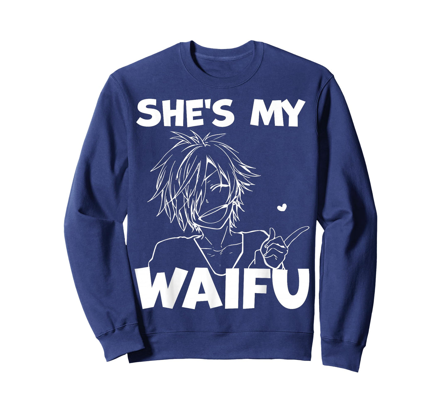 She's My Waifu Funny Anime Matching Couple Boyfriend Gift T-Shirt