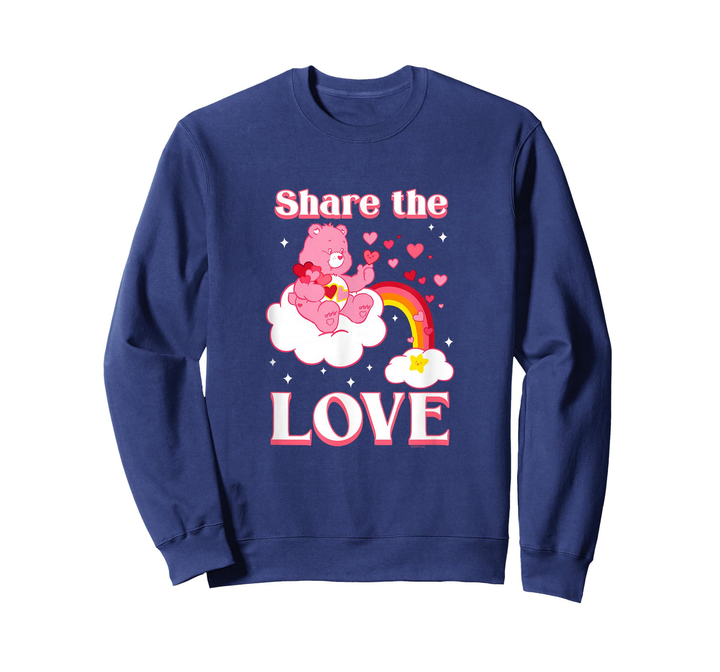 Care Bears Share The Love Love-A-Lot Bear Retro Cartoon T-Shirt