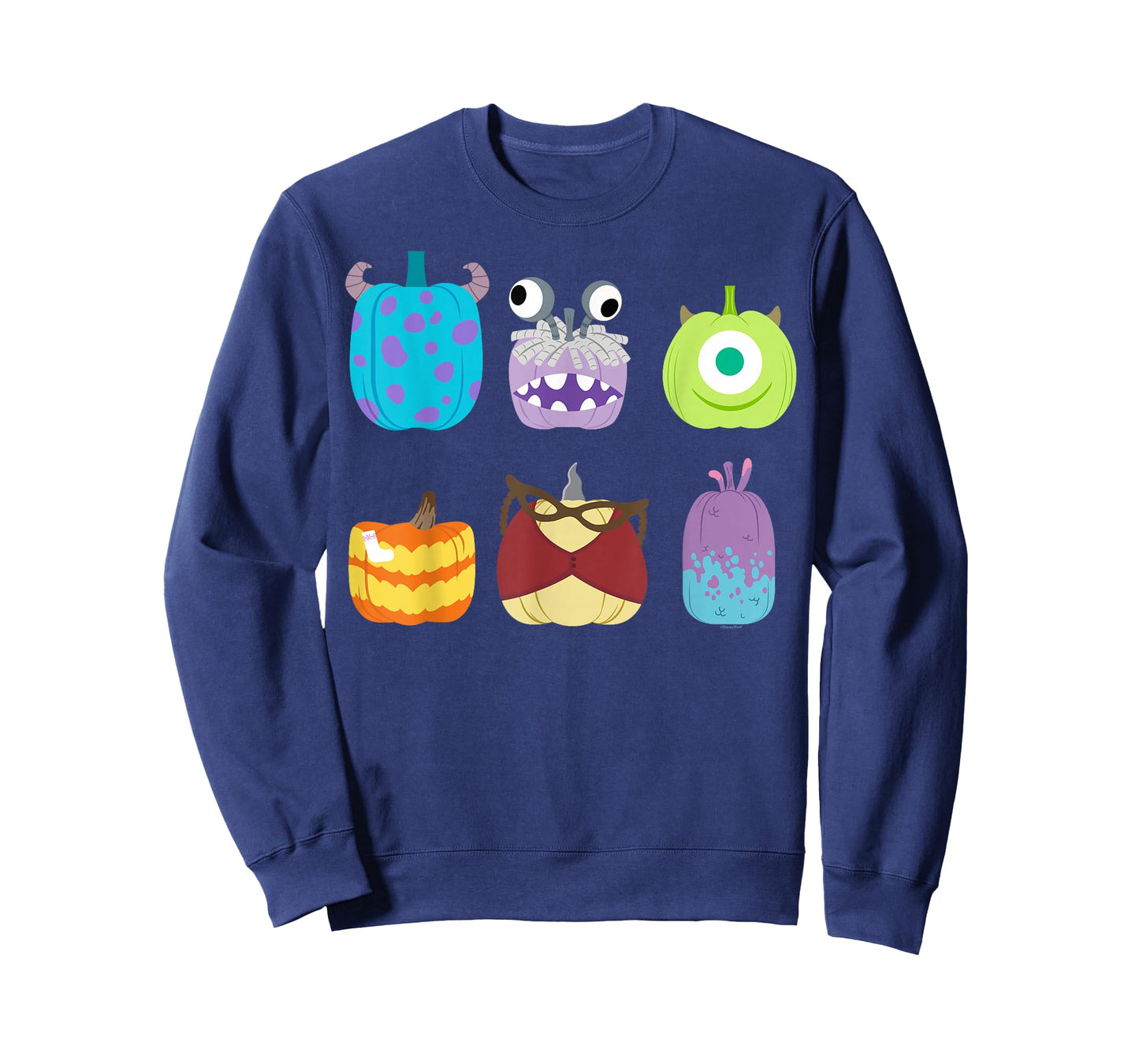 Disney and Pixar's Monsters, Inc. Halloween Pumpkin Grid T-Shirt