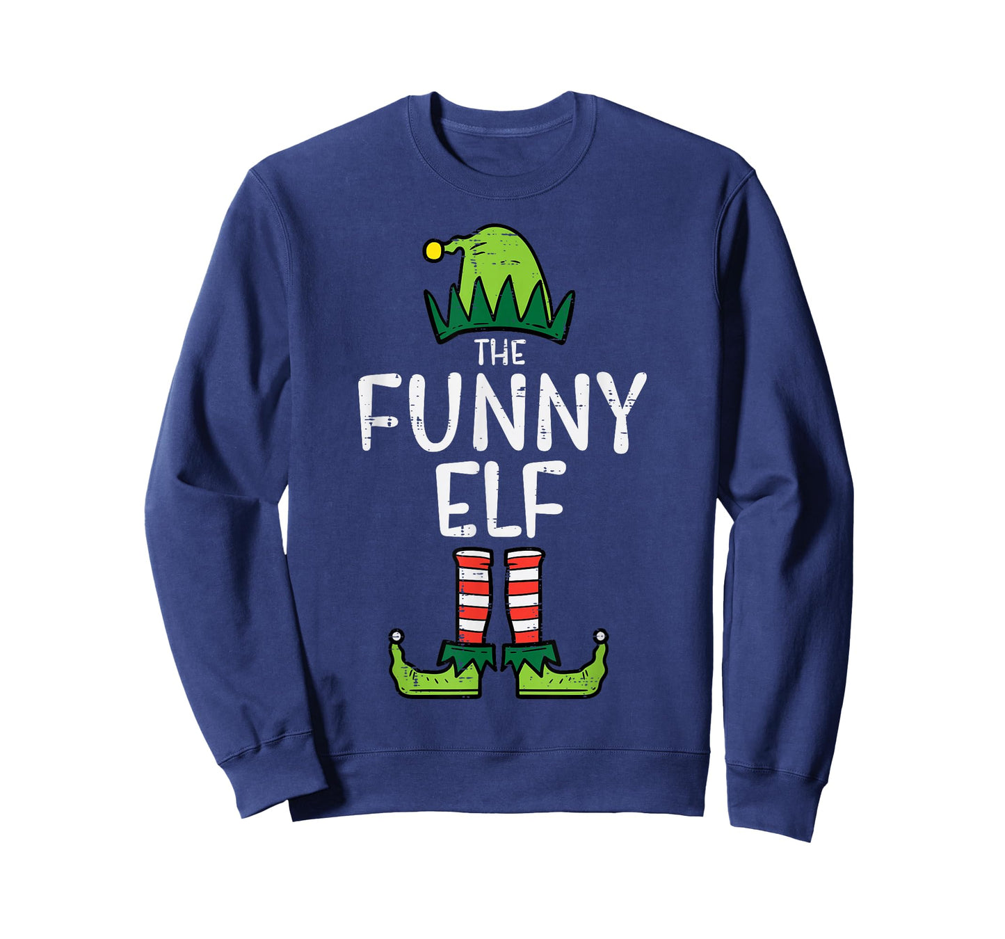 Funny Elf Matching Christmas Family Uncle Grandpa T-Shirt