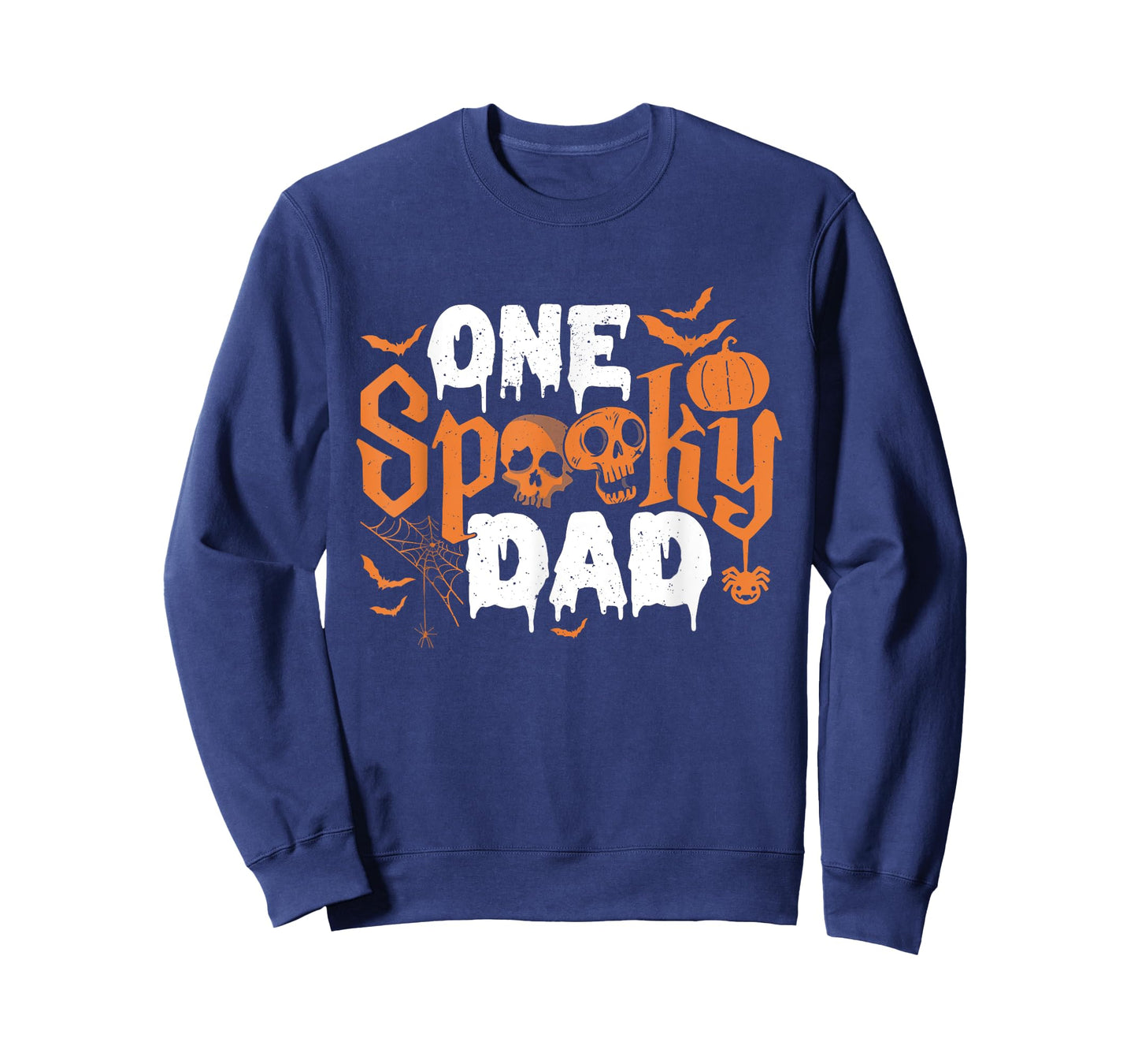 One Spooky Dad Boo Halloween Cute Family Matching Group T-Shirt