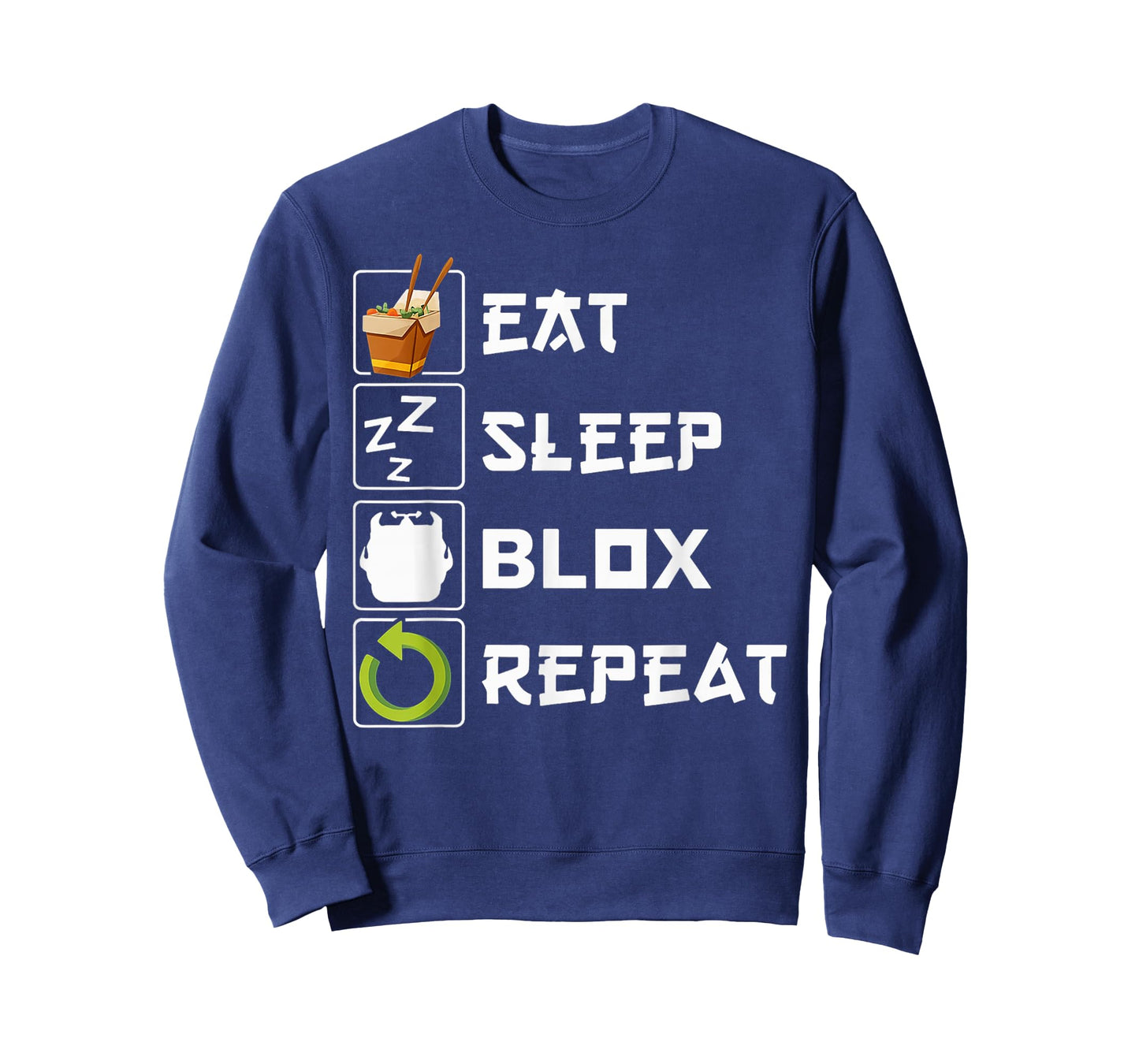 Eat Sleep Blox Repeat, Blox Gaming, Funny Blox Costume T-Shirt