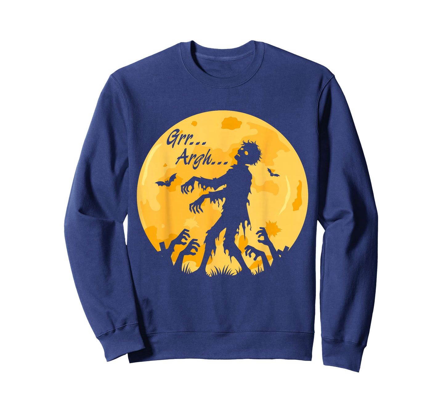 GRR Argh Walking Zombie Funny Halloween Horror Dead T-Shirt