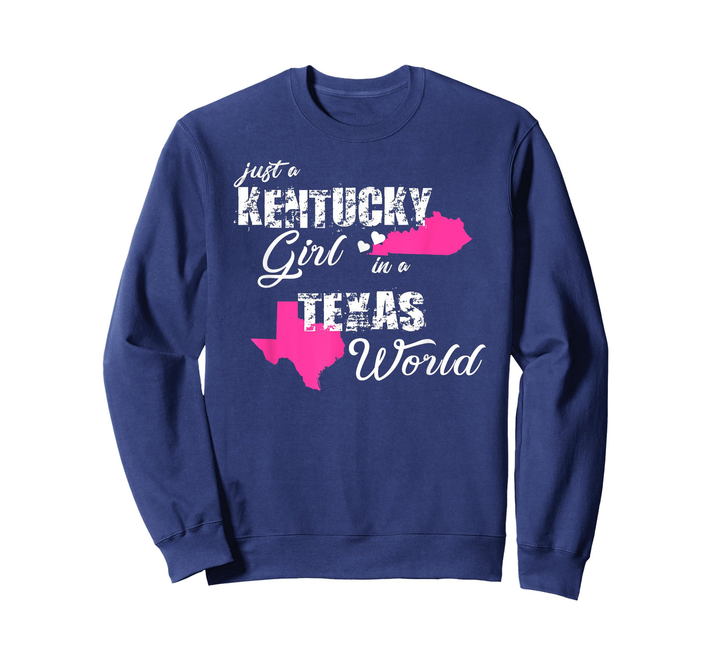 Funny Kentucky Shirts Just a Kentucky girl in a Texas T-Shirt