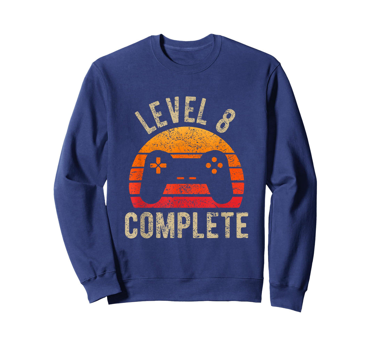 Birthday 8 Years Level 8 Complete Vintage Retro 8th Wedding T-Shirt