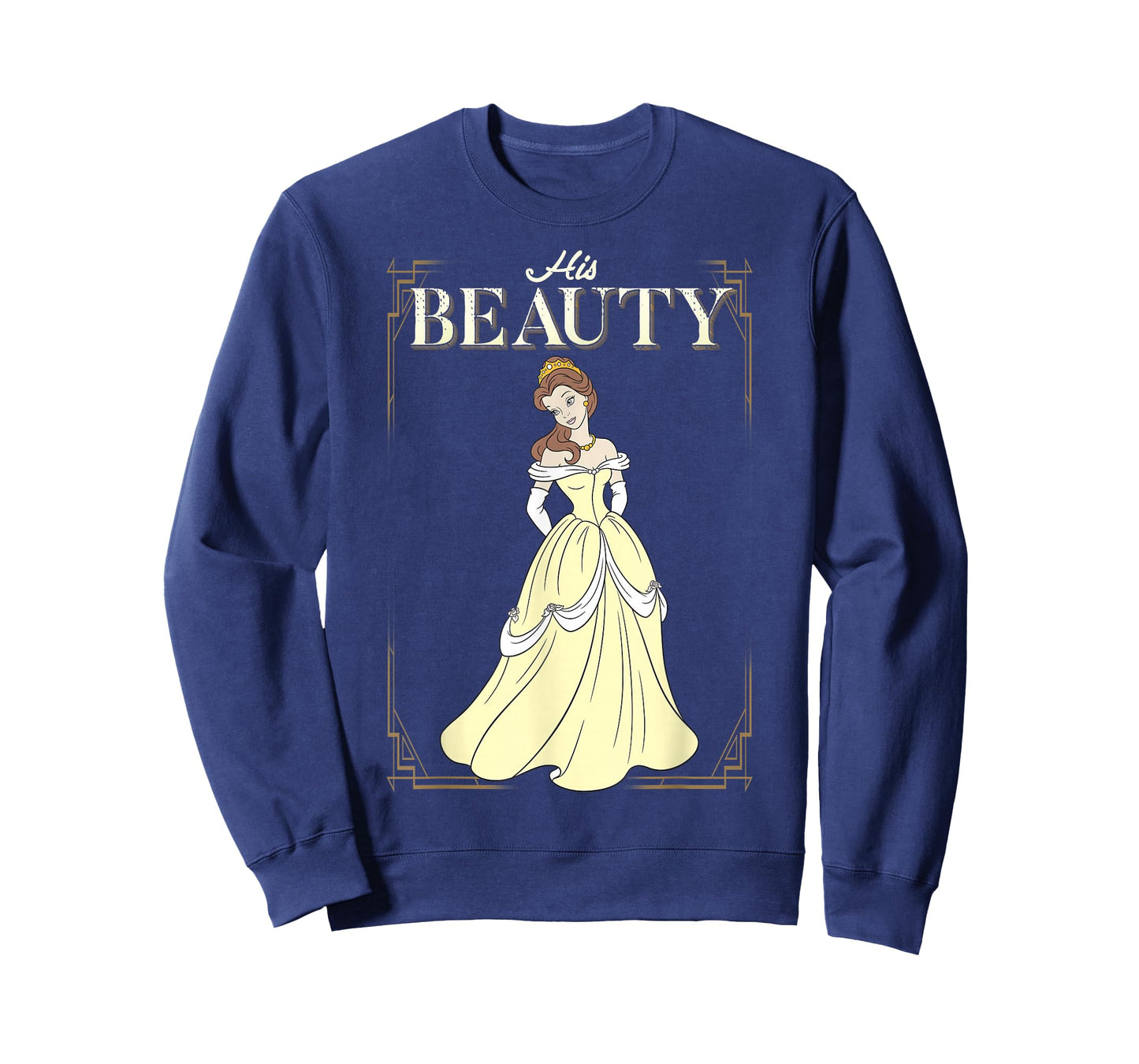 Disney Beauty and The Beast Belle His Beauty Vintage Frame T-Shirt