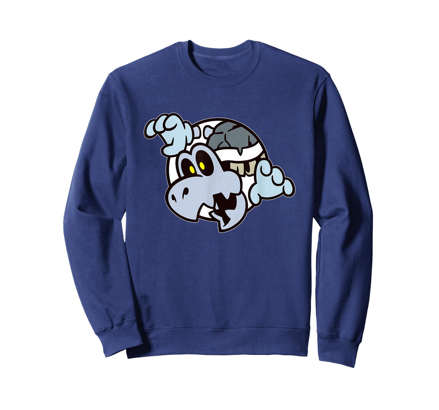 Super Mario Bros 3 Dry Bones Spooky Skeleton Front & Back T-Shirt