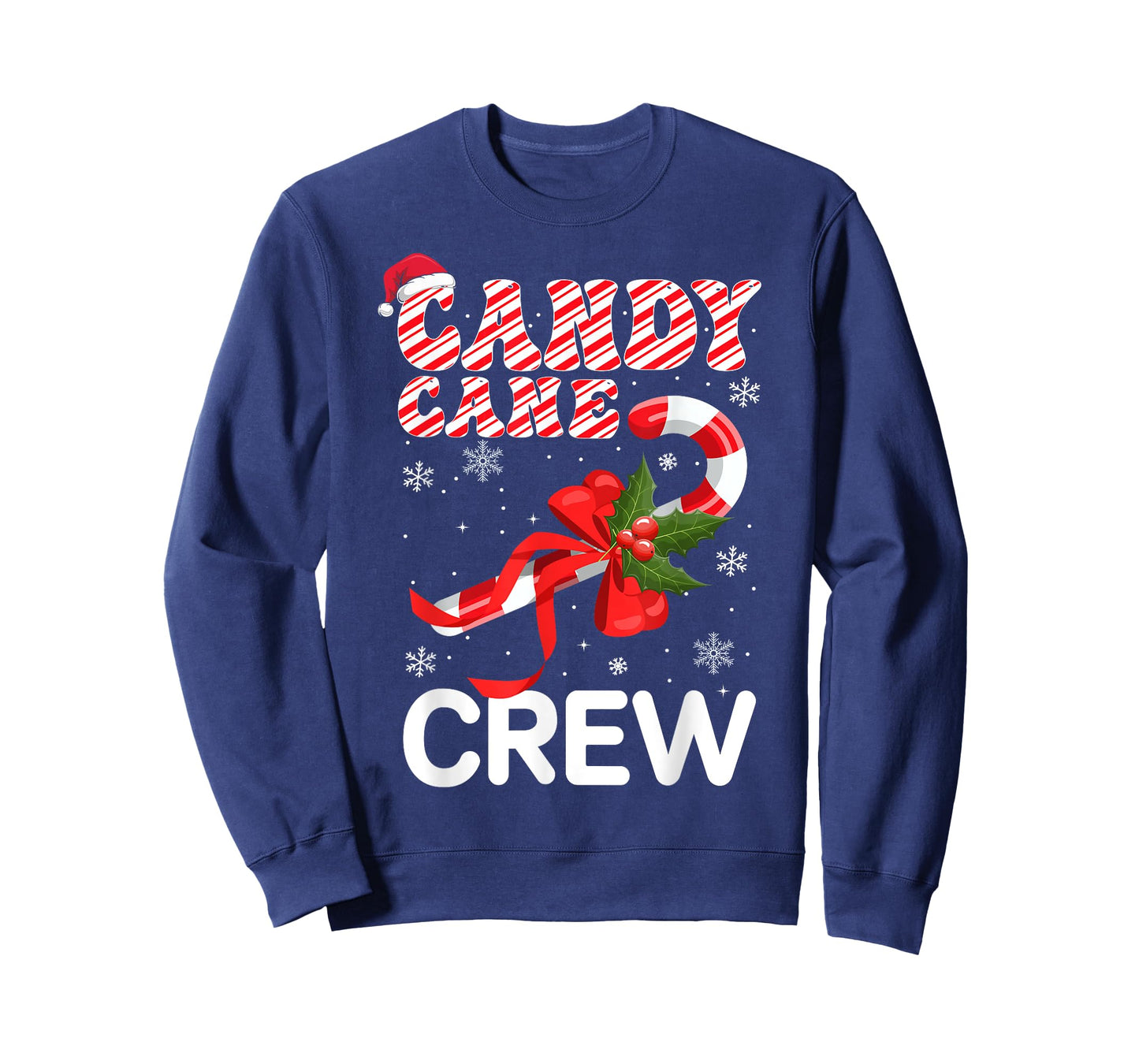 Candy Cane Crew Funny Christmas Candy T-Shirt