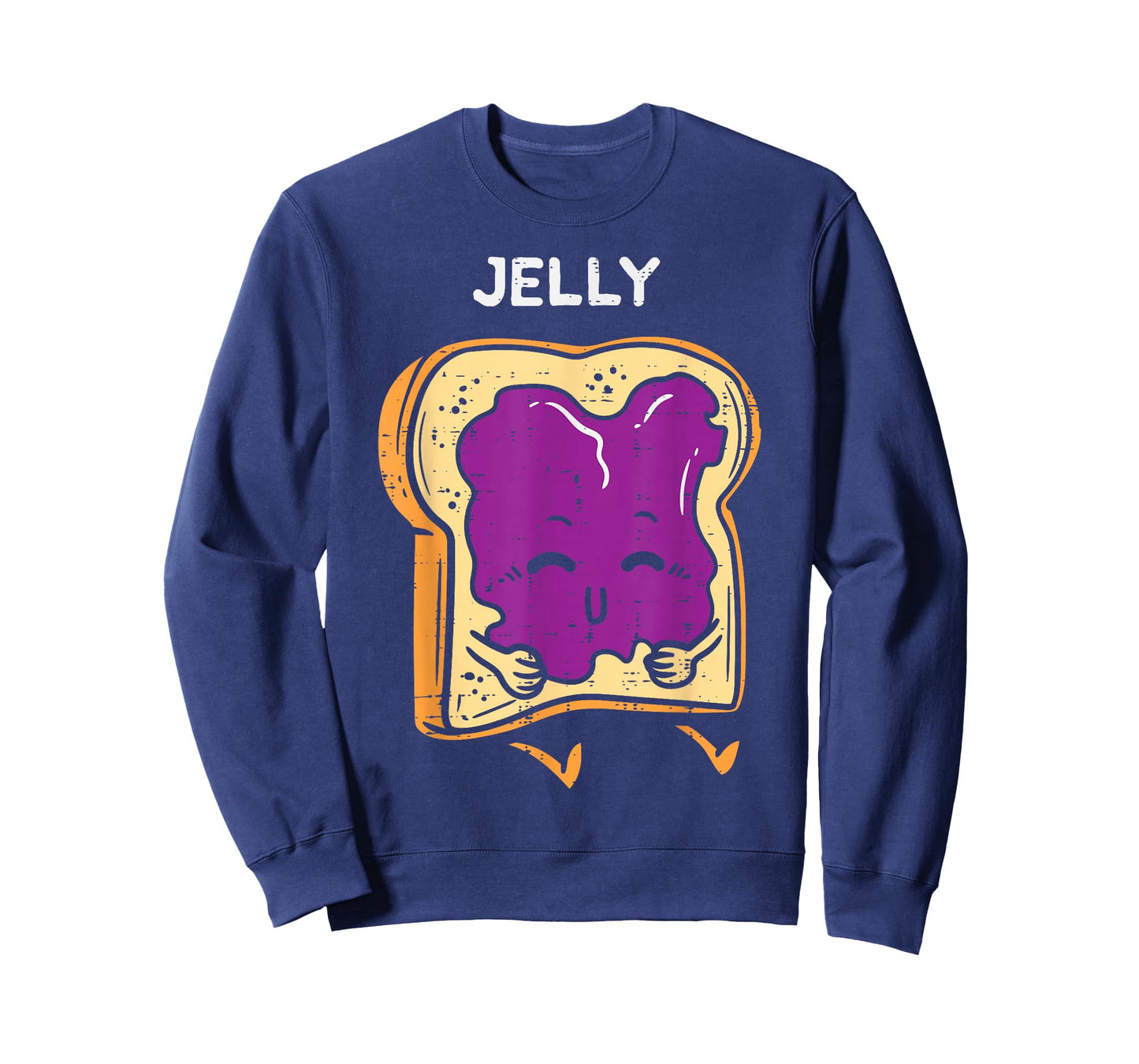 Jelly Toast Cute Matching Halloween Couples Him And Her T-Shirt