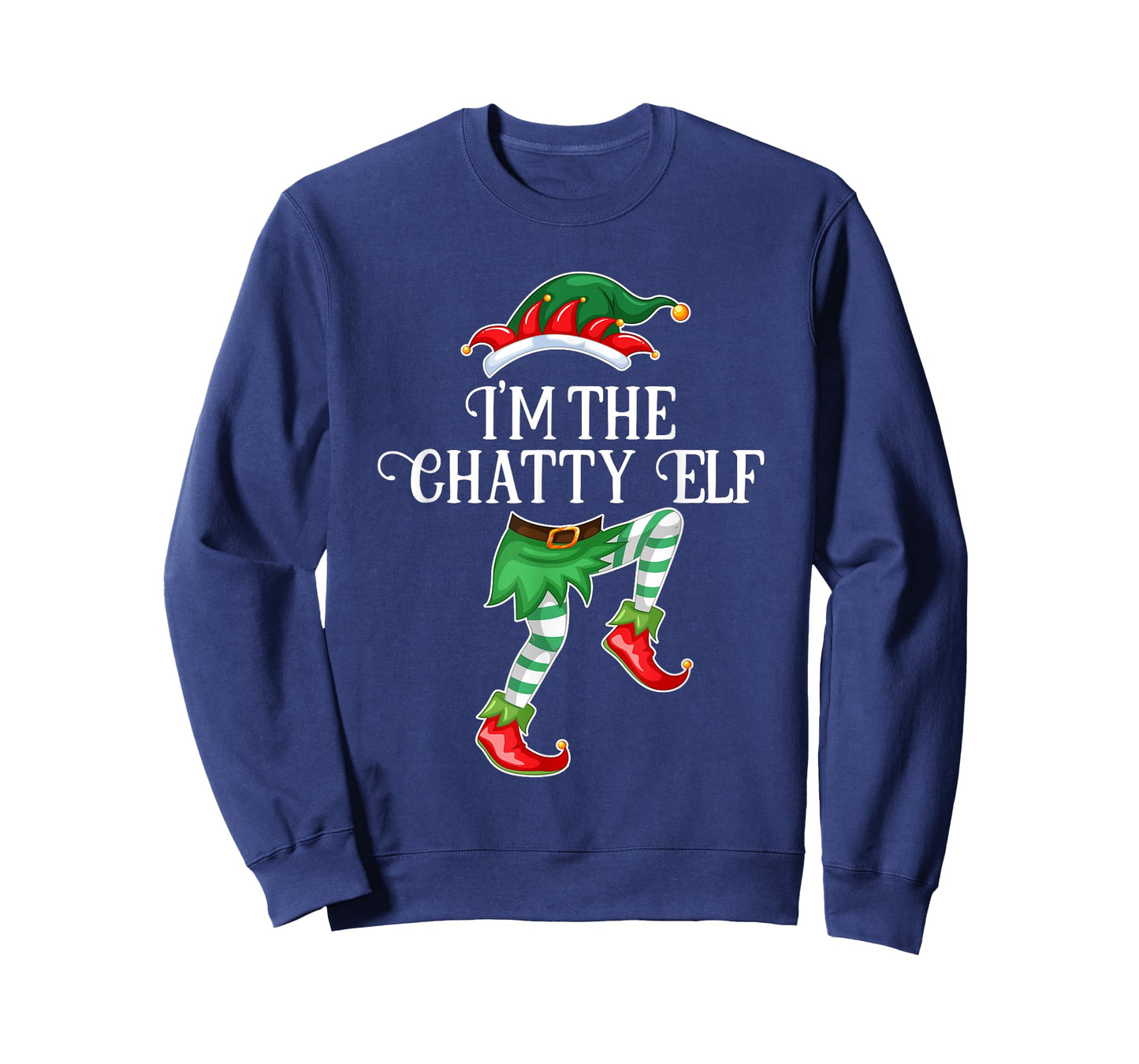 I'm the Chatty Elf Christmas Matching Family Group Gift T-Shirt