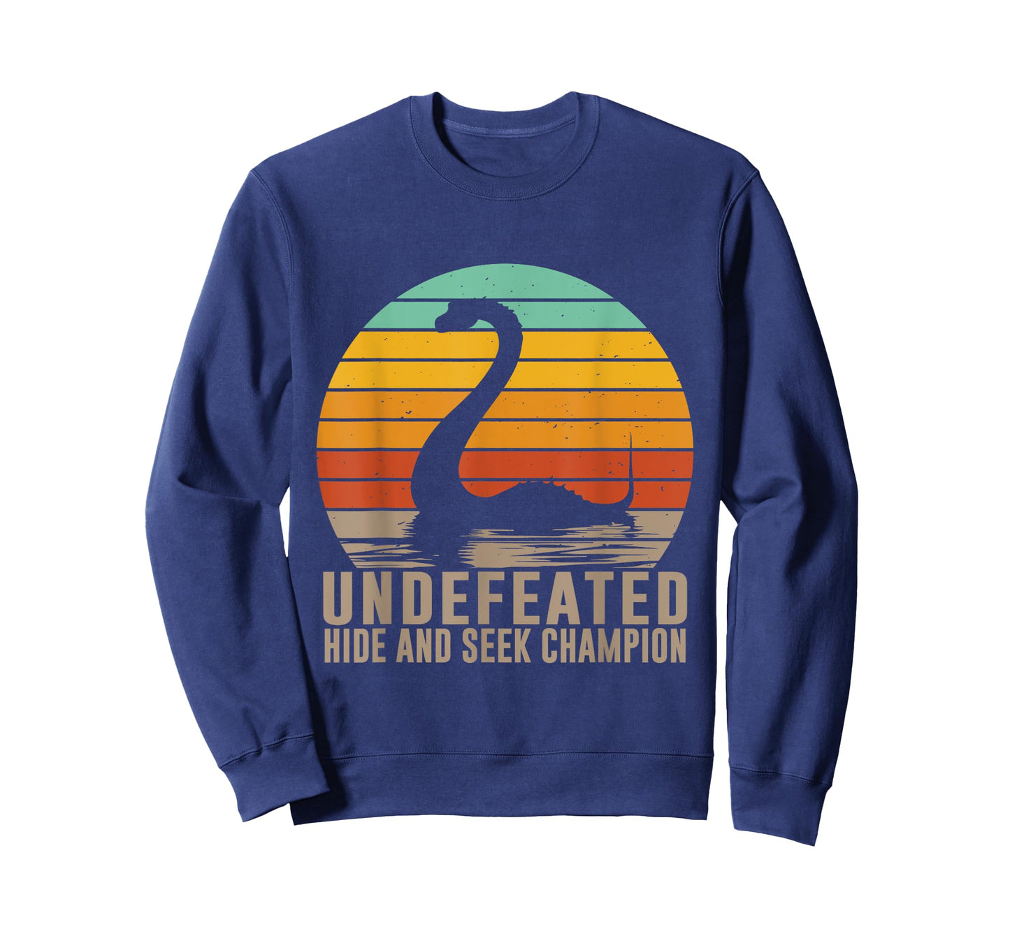 Nessie Undefeated Hide and Seek Champion Funny Loch Ness T-Shirt