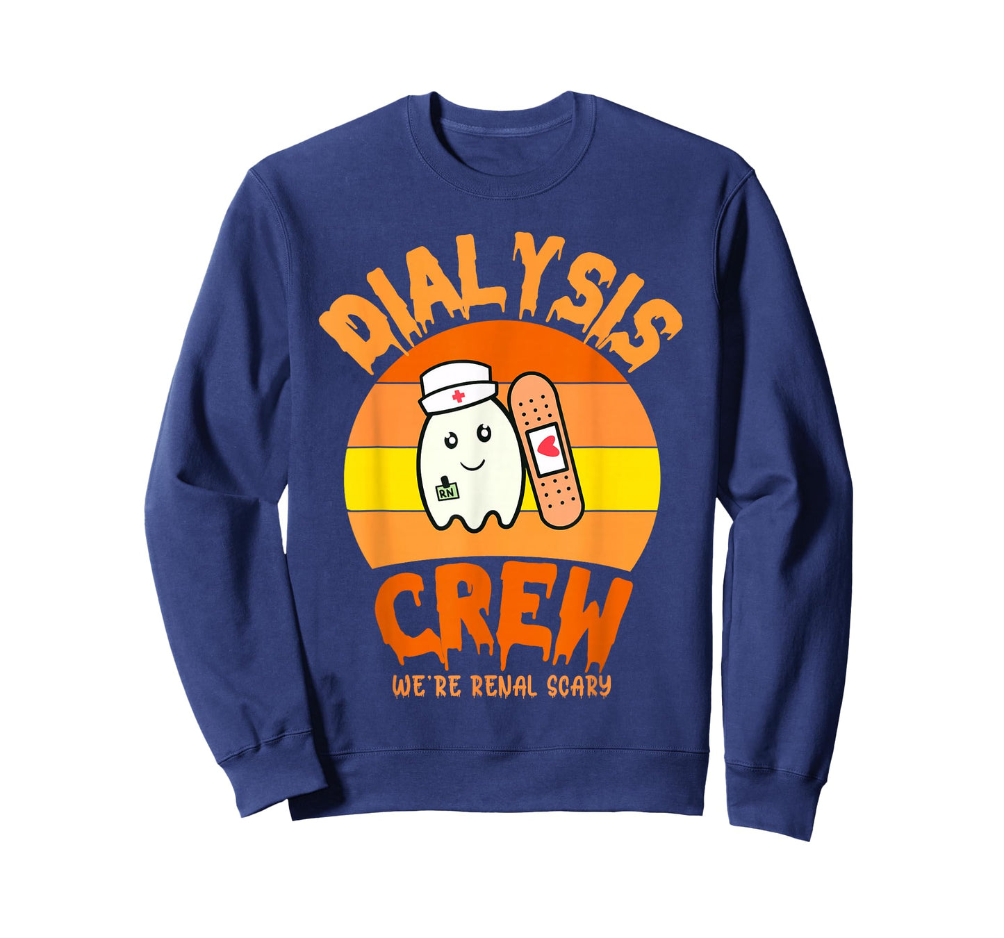 Halloween Dialysis Technician Nurse Crew We're Renal Scary T-Shirt