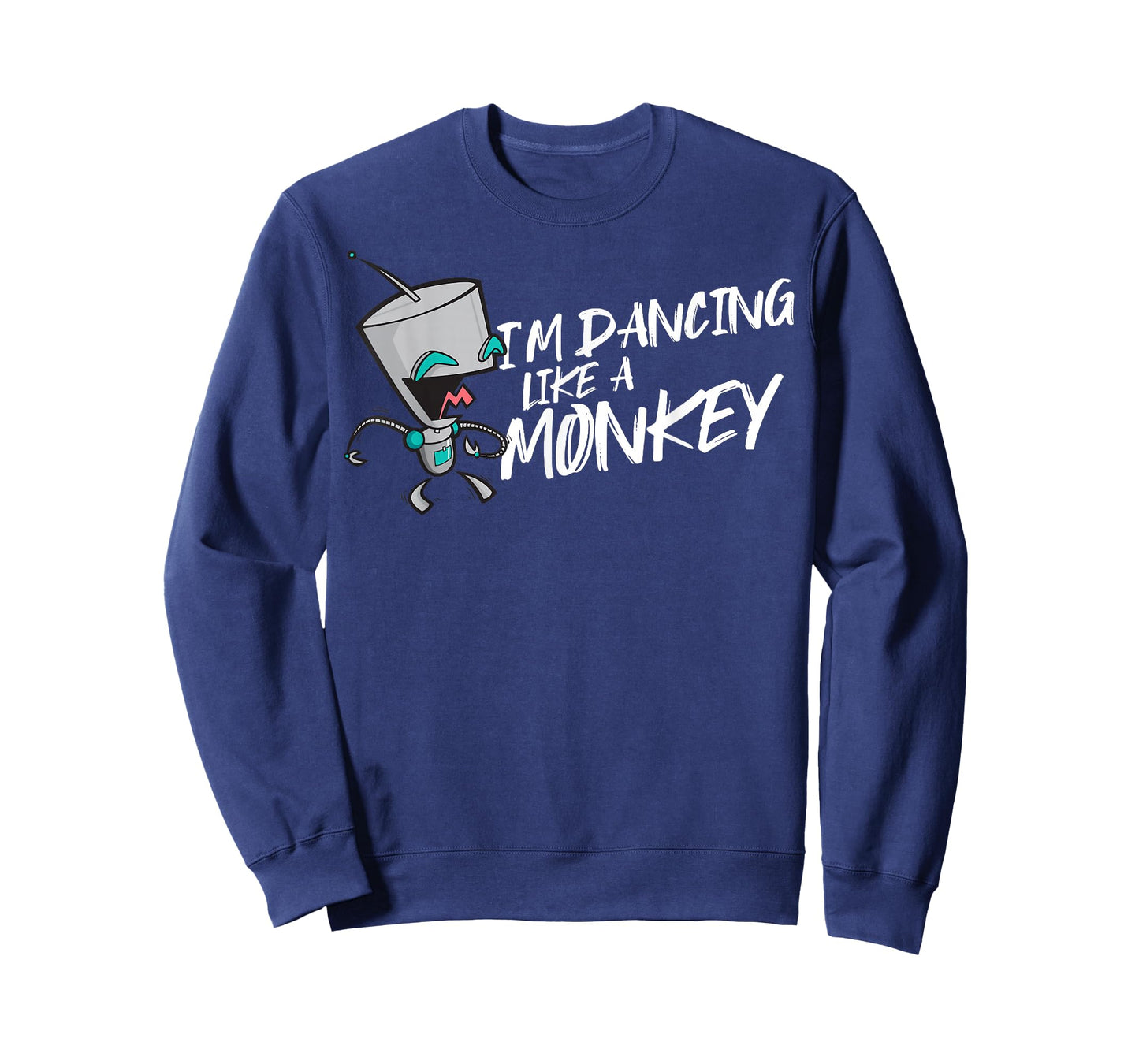 Invader Zim Gir I'm Dancing Like A Monkey Portrait T-Shirt