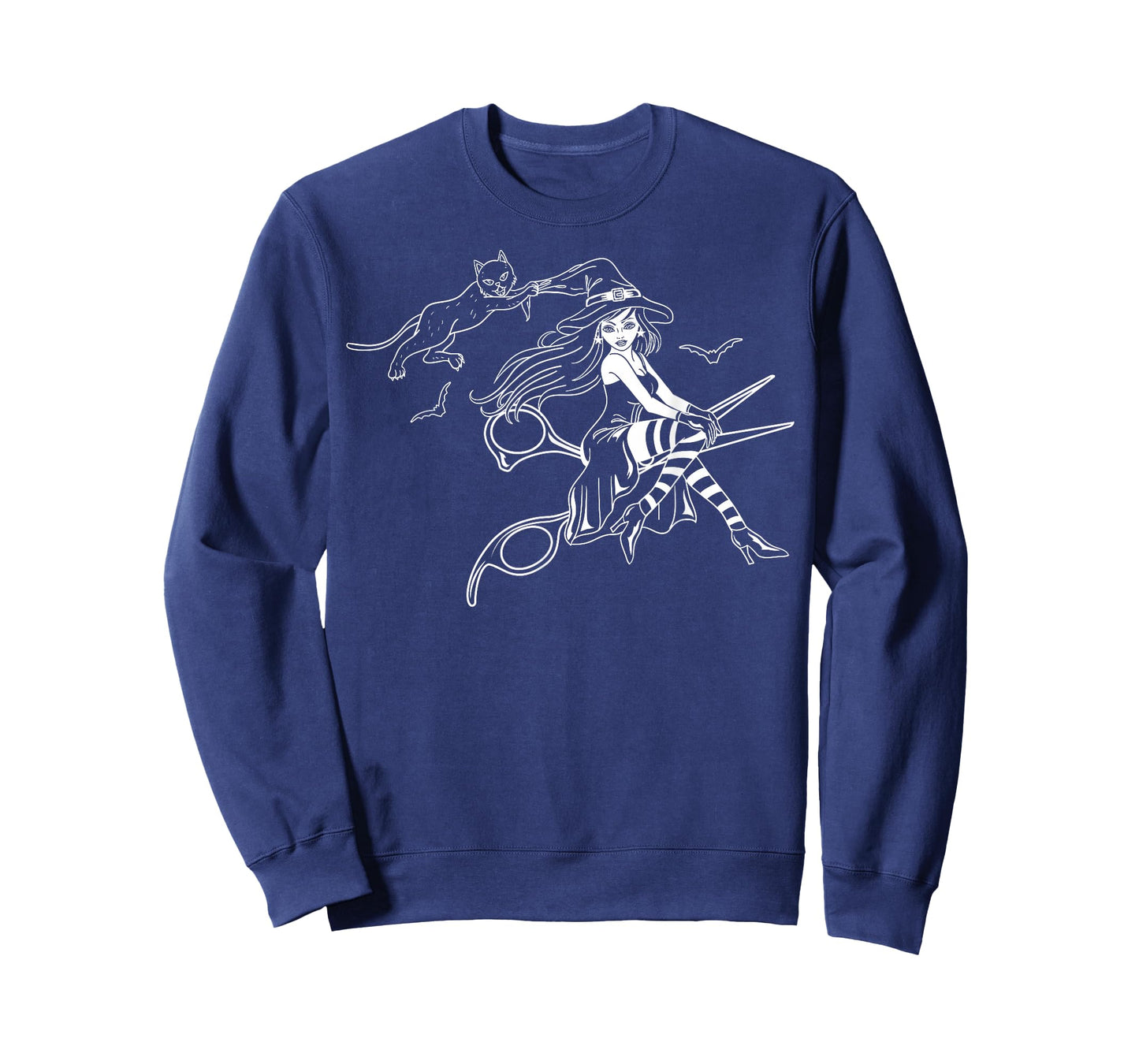 Scissors Hairdresser Witch Cute Halloween Hair Salon Team T-Shirt