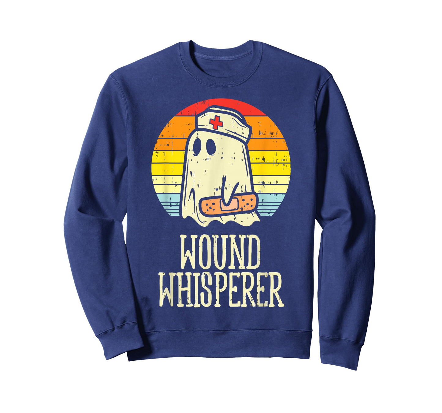 Wound Whisperer Ghost Nurse Boo Halloween Nursing RN T-Shirt