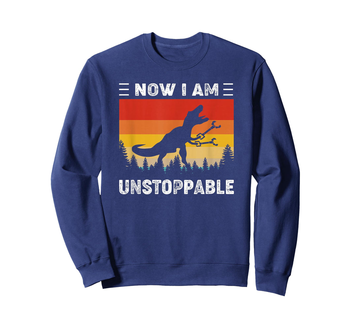 Now I'm Unstoppable Funny Vintage T-Rex Dinosaur T-Shirt