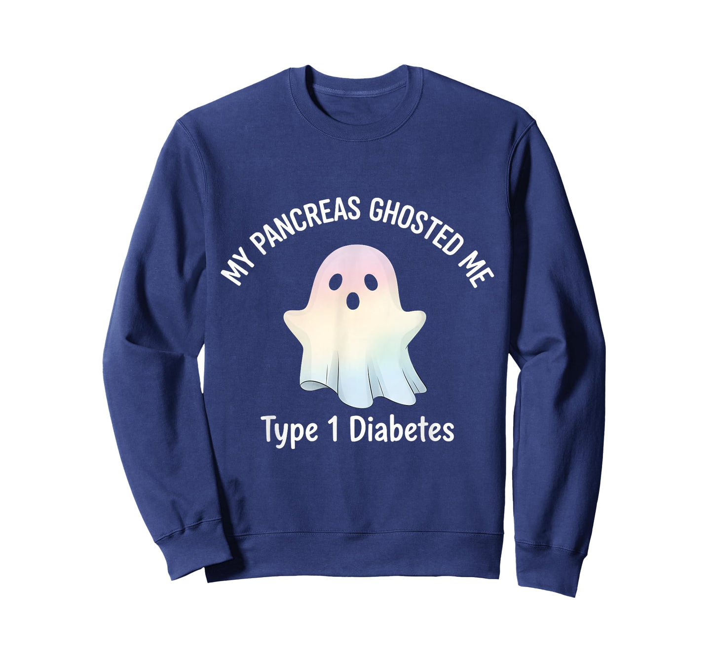 My Pancreas Ghosted Me Type 1 Diabetes Awareness Ghost T-Shirt
