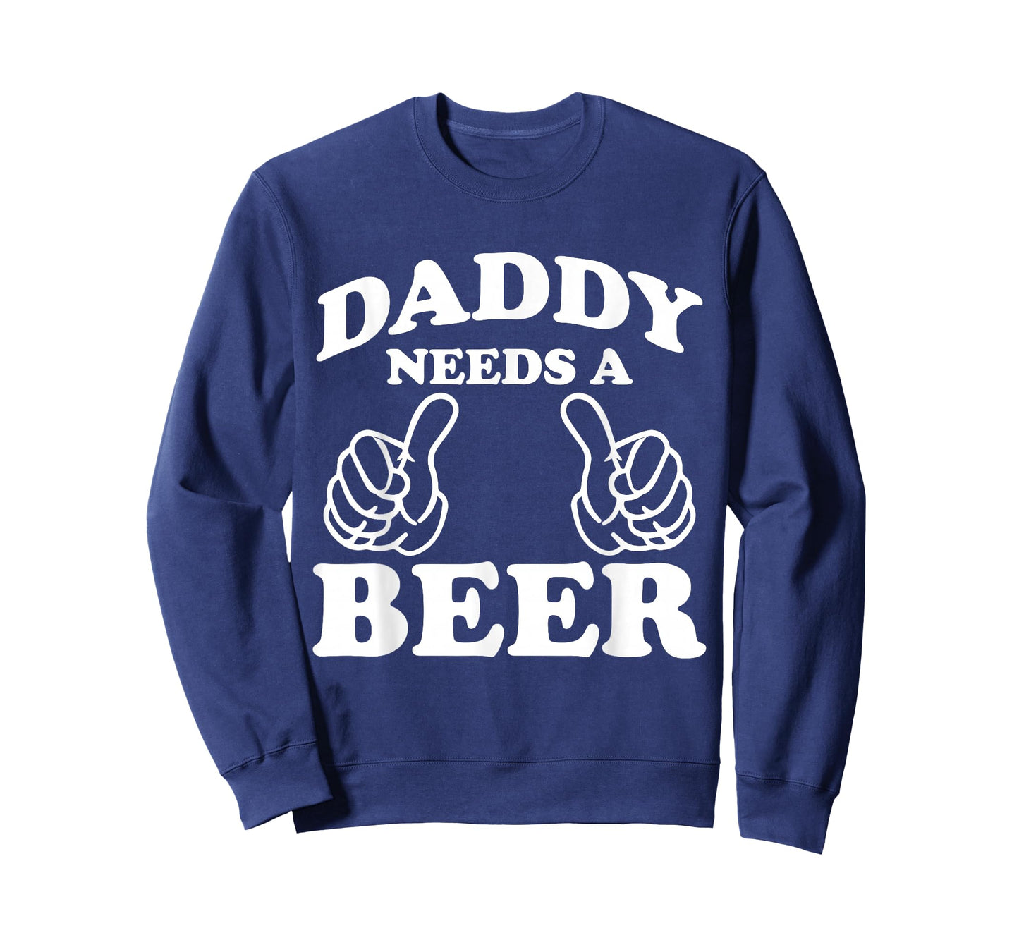 Mens Daddy Needs A Beer Funny Drinking Beer Lover T-Shirt