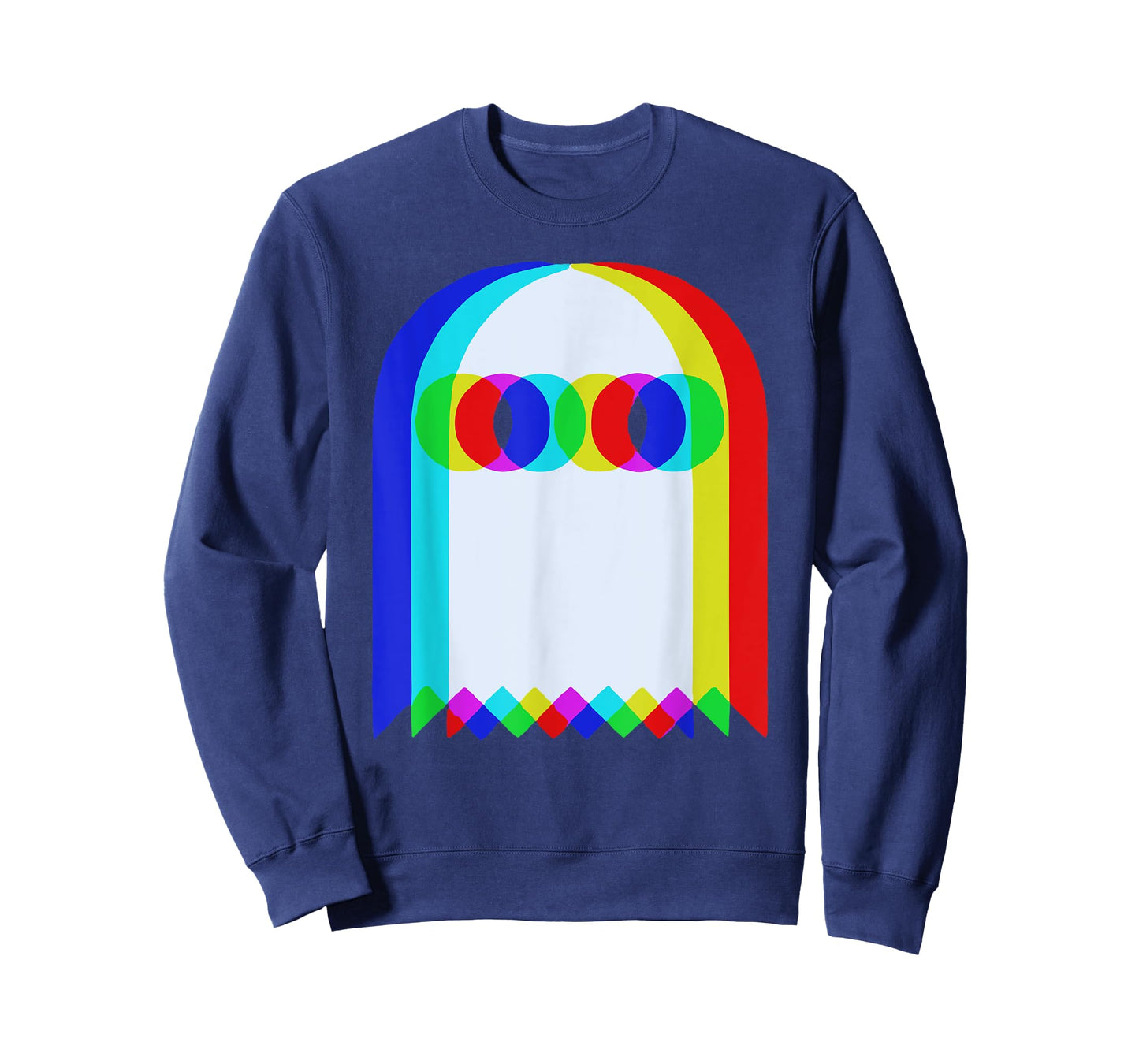 Ghost Trippy Vaporwave Halloween Techno Rave EDM DJ Music T-Shirt