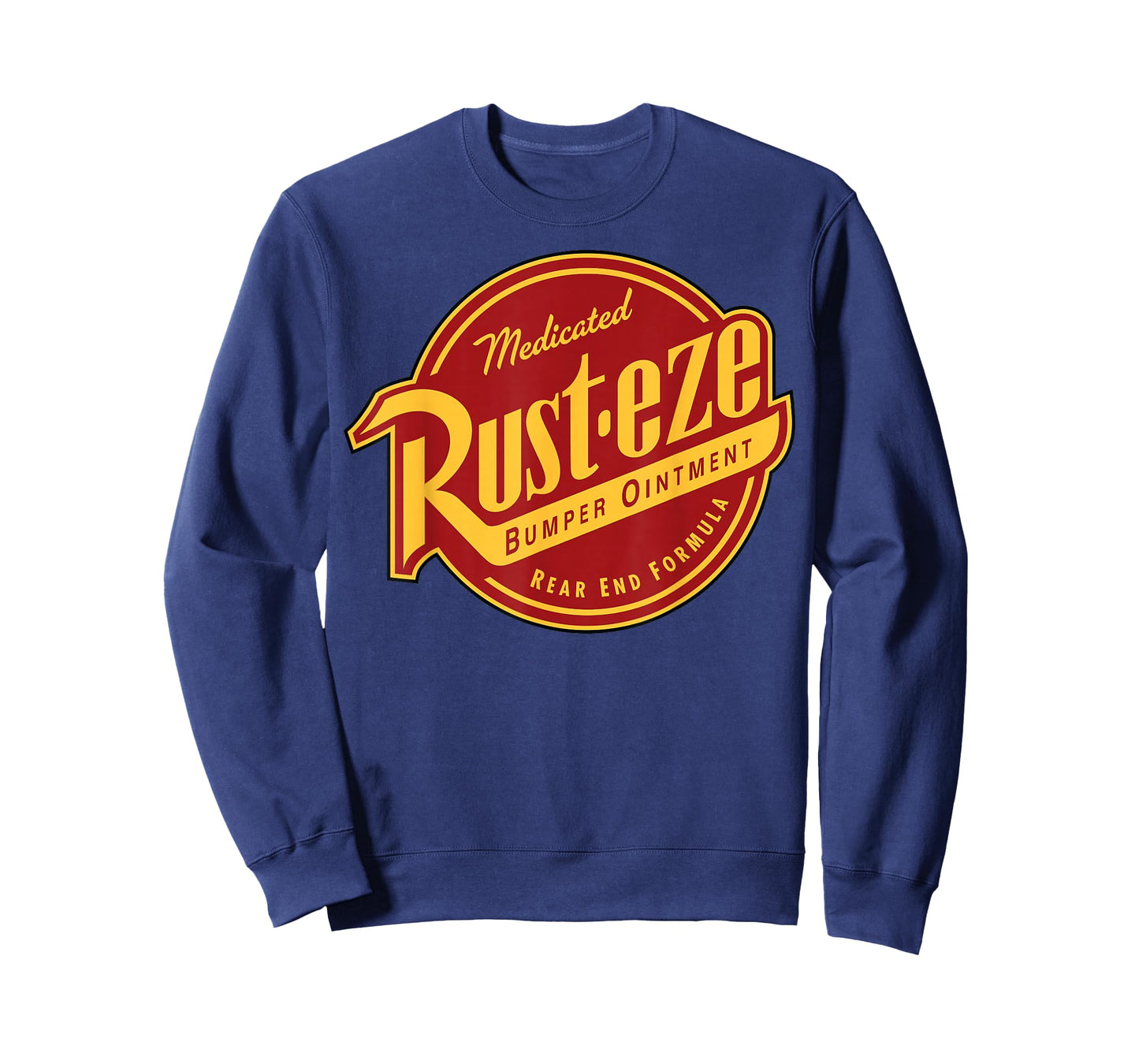 Disney Pixar Cars 2 Rust-Eze Ointment Vintage Badge Logo T-Shirt