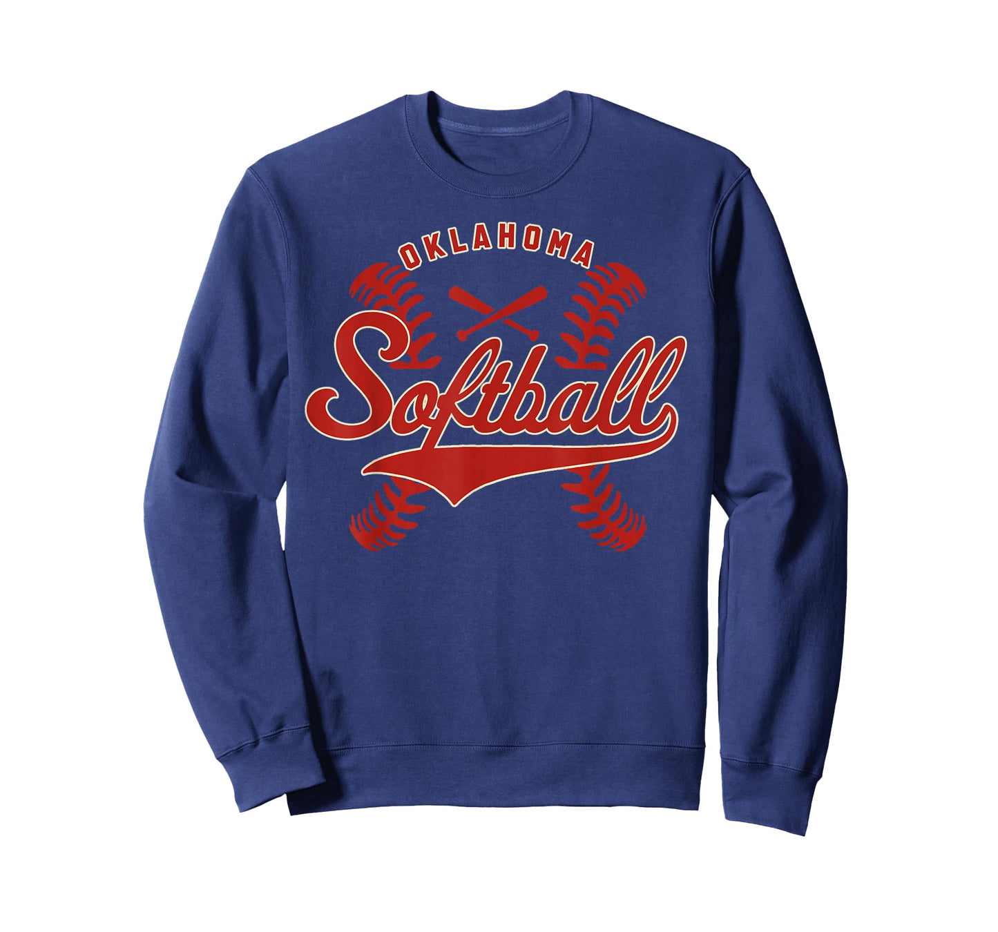 Oklahoma Softball Vintage Mens Kids Team Retro Softball Fan T-Shirt