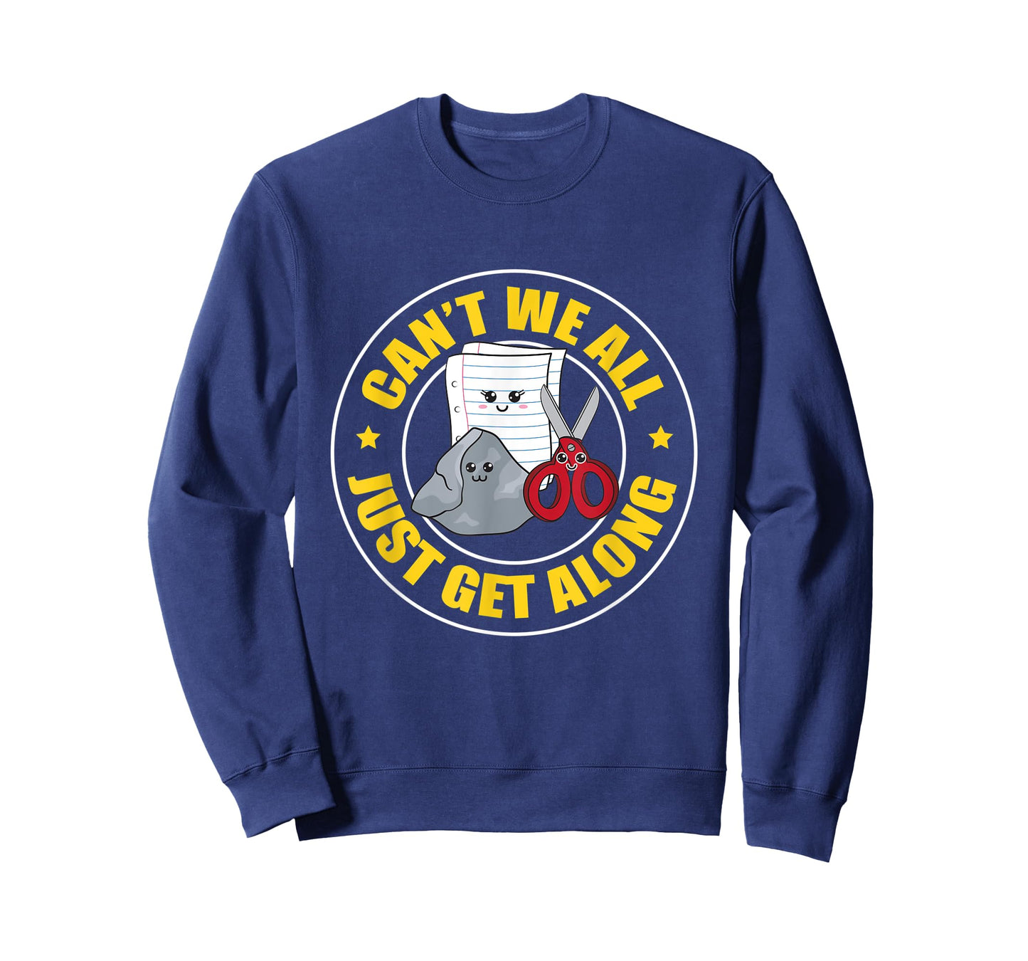 Can't We All Just Get Along Rock Paper Scissors T-Shirt