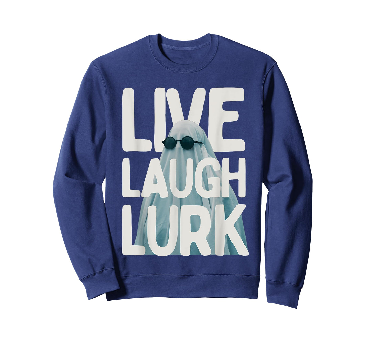 Halloween Funny Lurk Live Laugh Love Ghost Costume Men Women T-Shirt