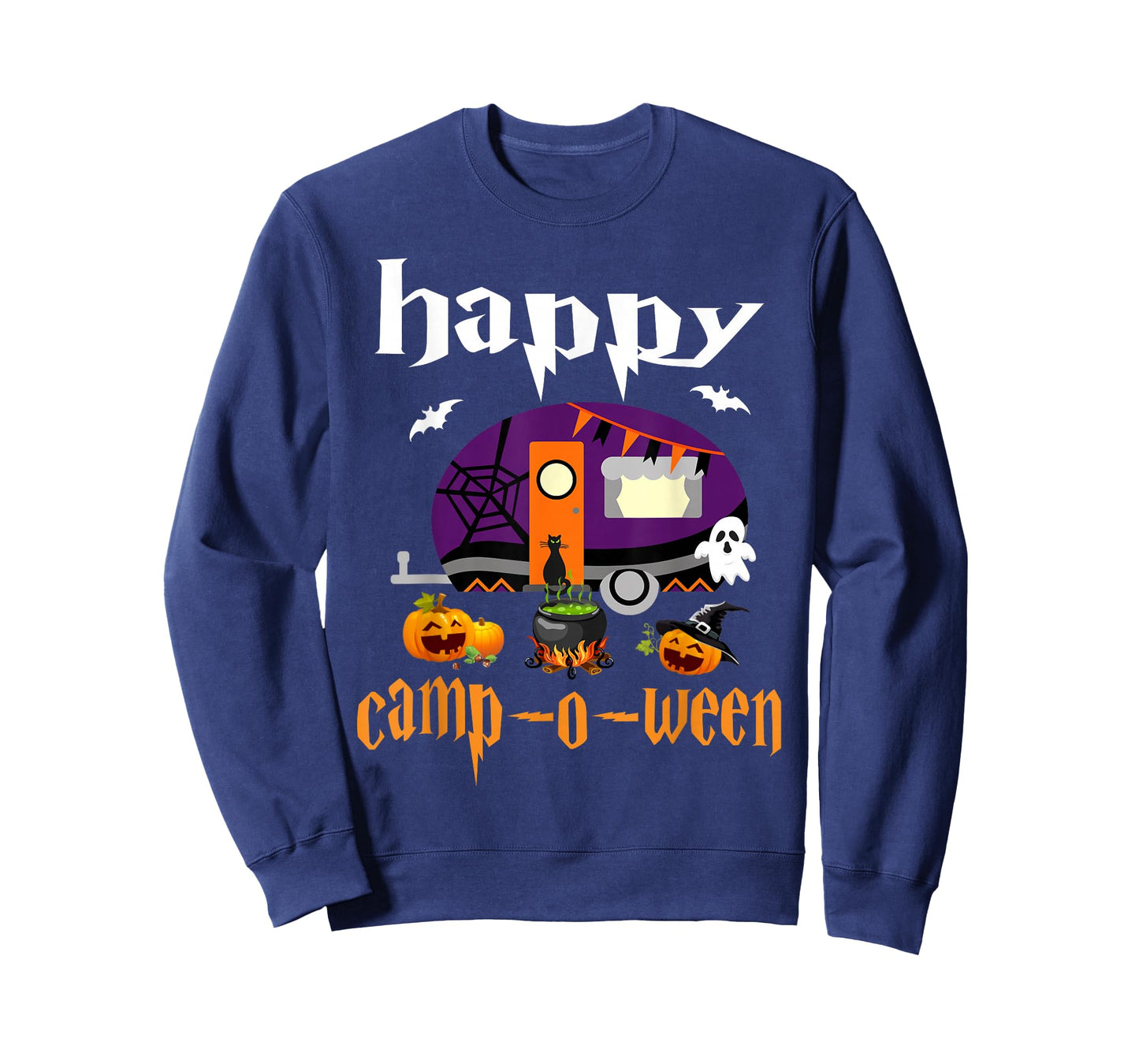 Happy Camp-O-Ween Halloween Camping Camper T-Shirt