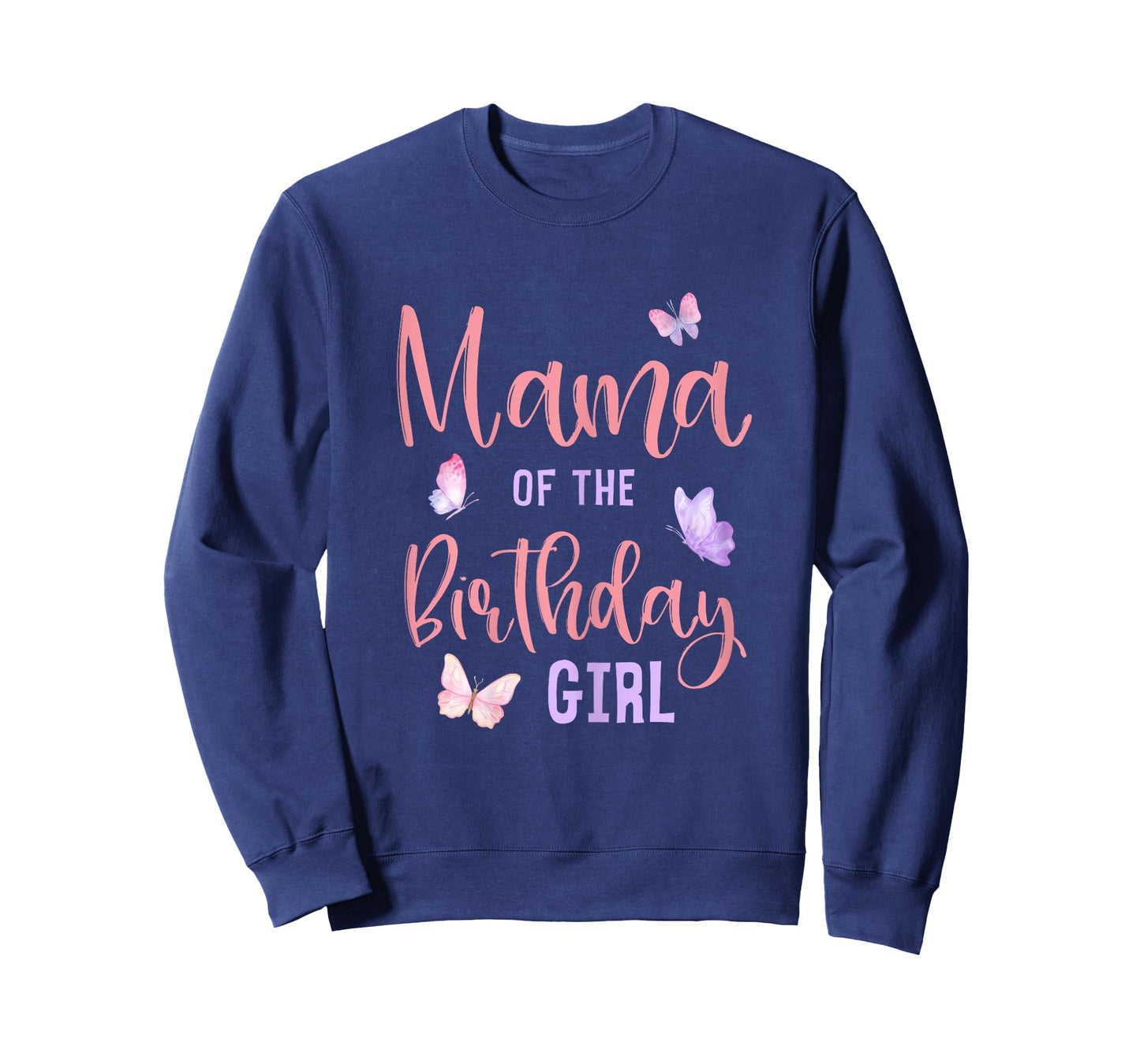 Mama of The Birthday Girl Butterfly Party Matching Family T-Shirt