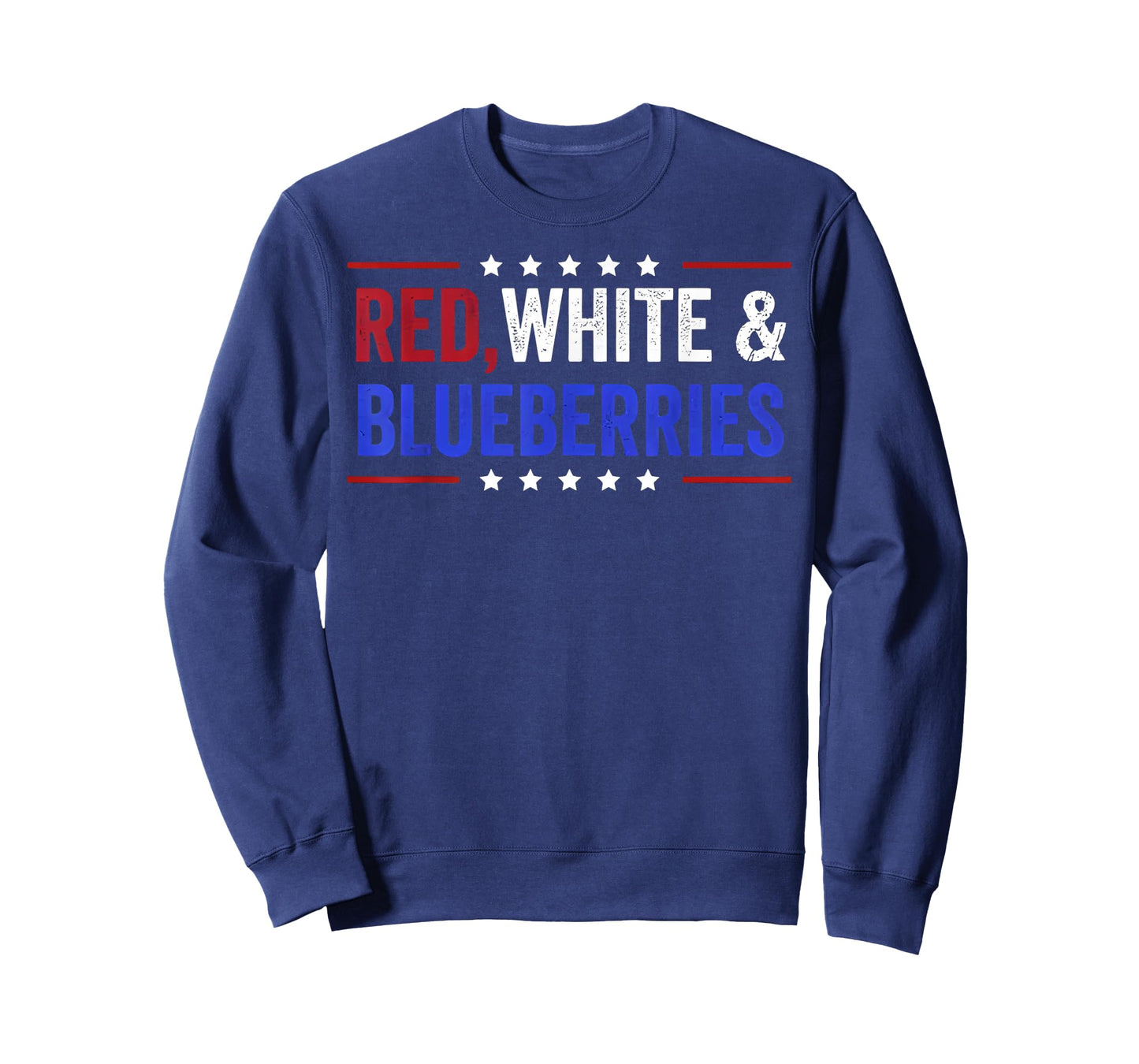 Red White and Blueberries American Patriot Tee T-Shirt