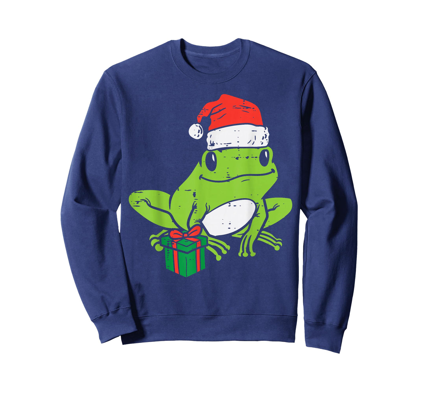 Frog Santa Funny Animal Christmas Xmas Kids Men Women Kids T-Shirt