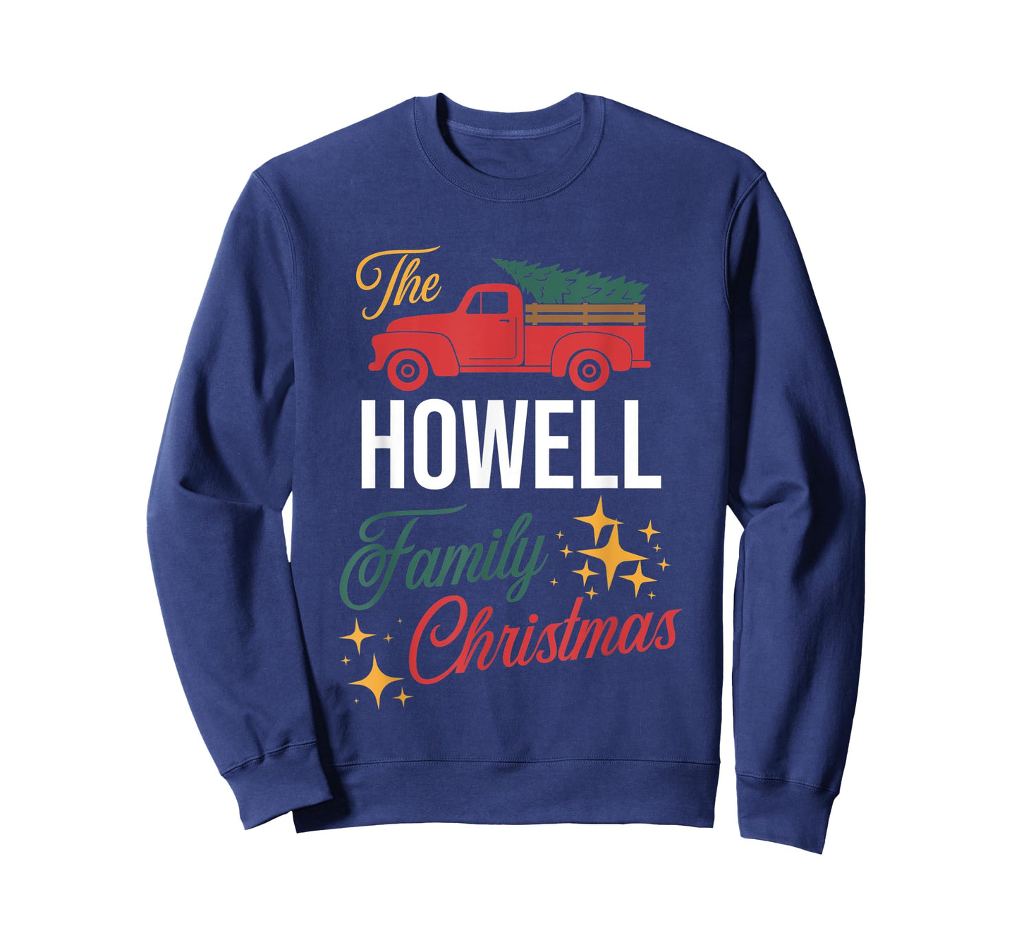 The Howell Family Christmas Matching Pajamas Group Gift T-Shirt