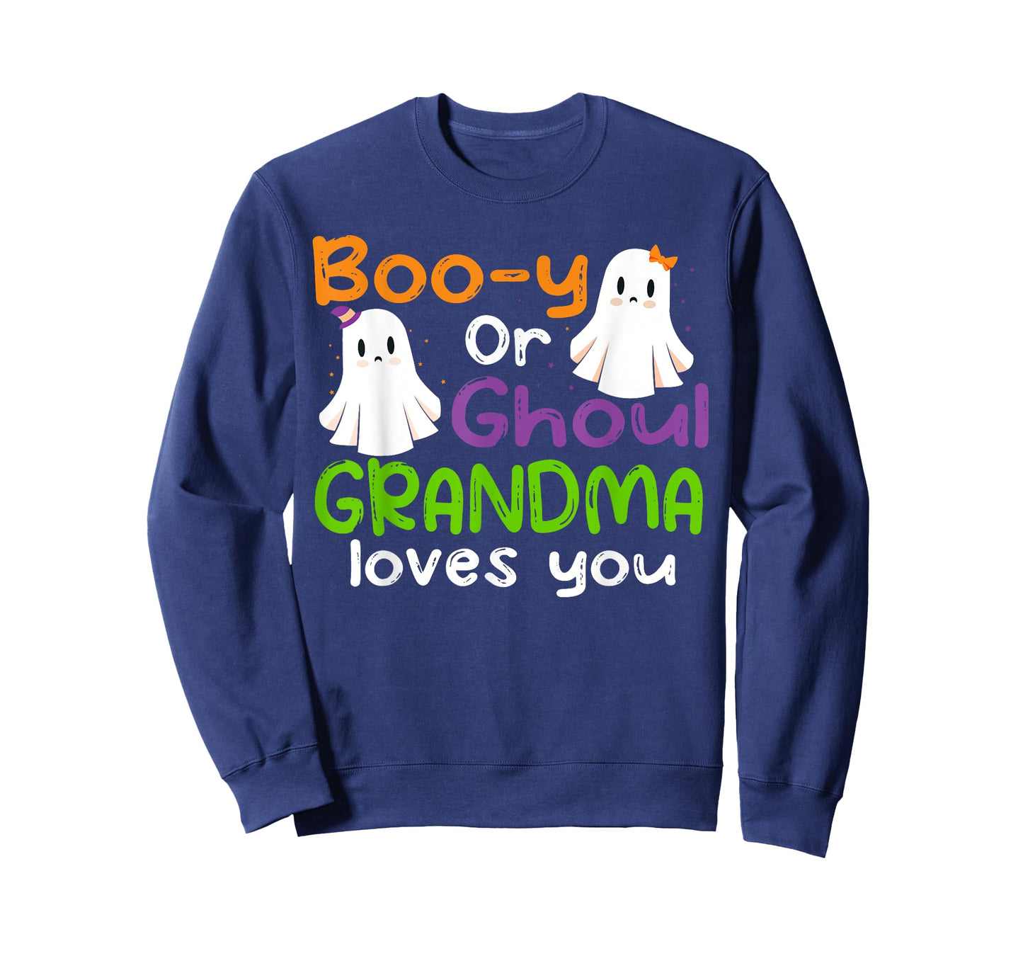 Halloween Booy Or Ghoul Grandma Gender Reveal baby shower T-Shirt