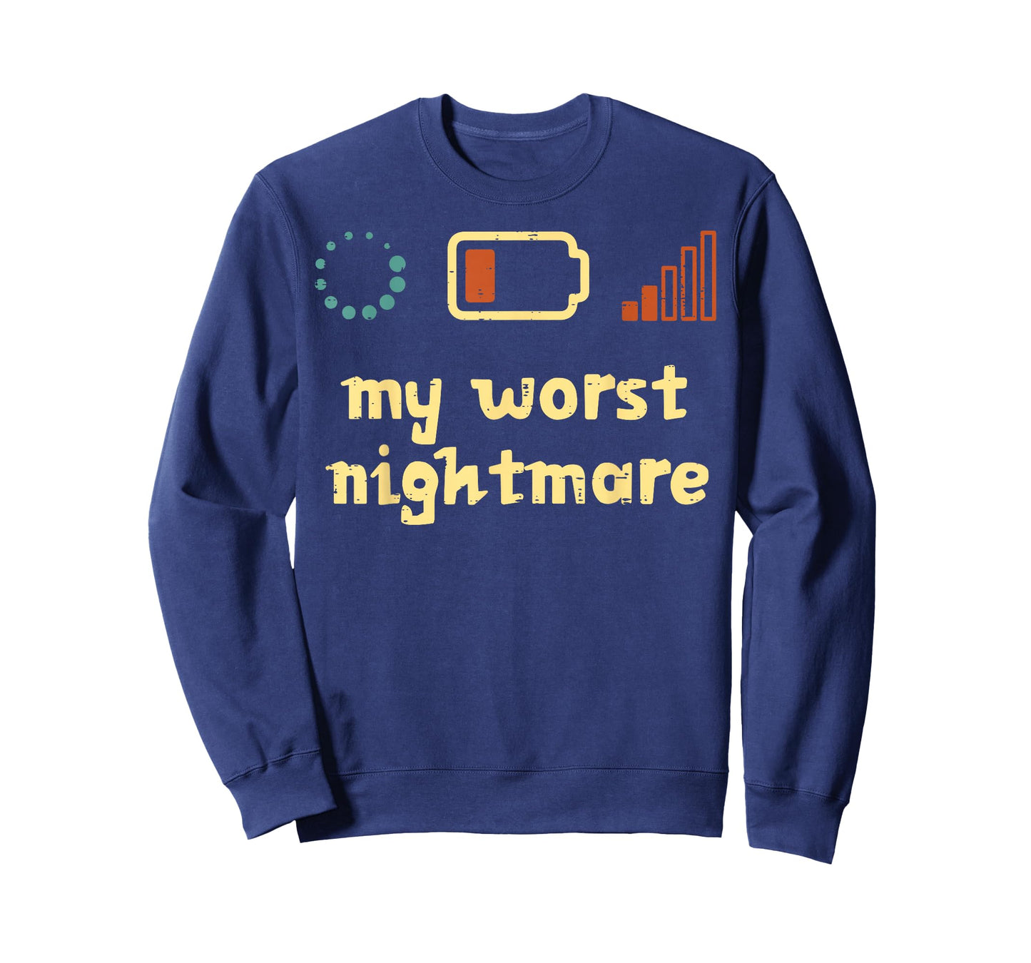 My Worst Nightmare Low Wifi Signal Funny Gamer Men Boys Kids T-Shirt