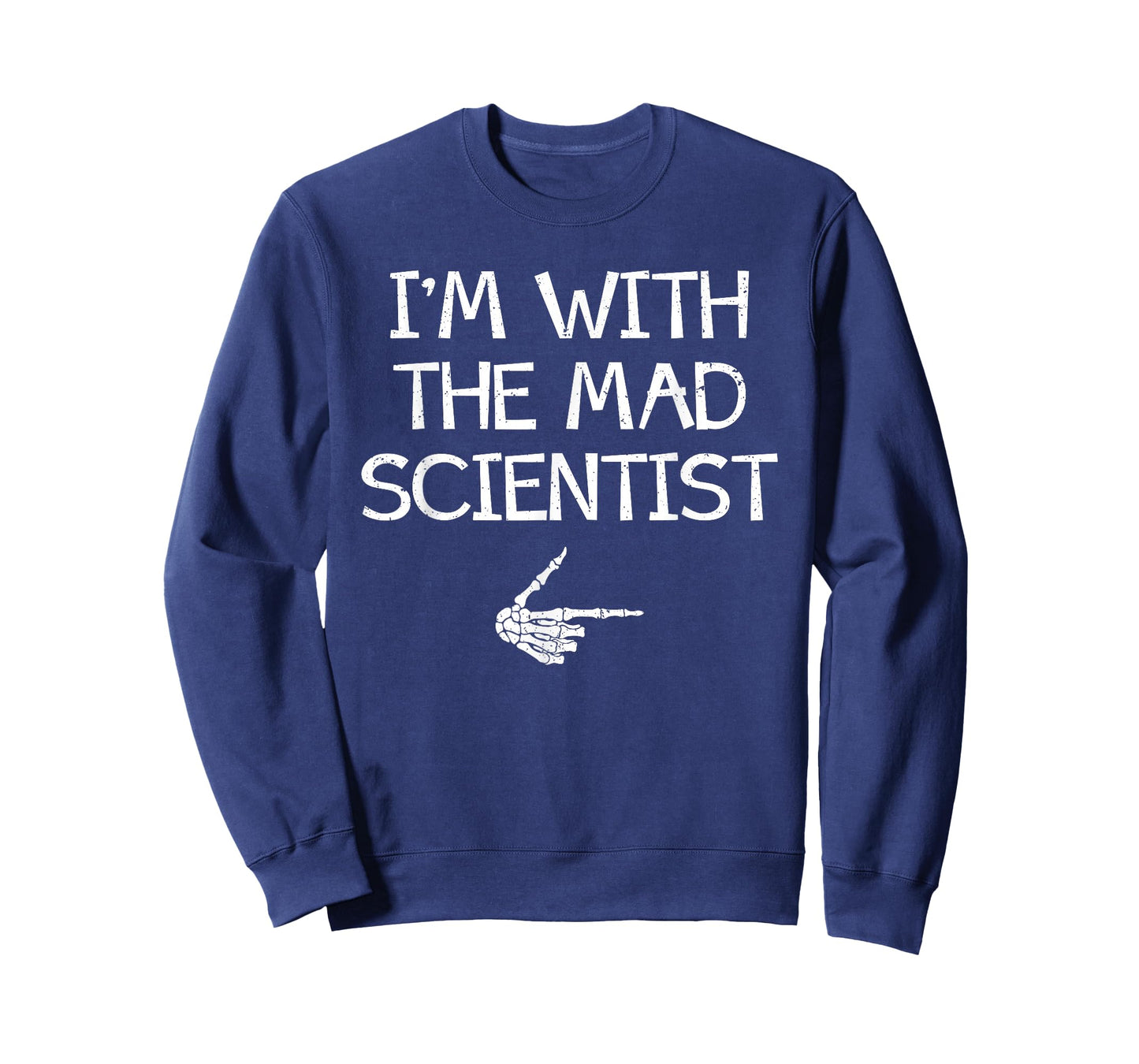 I'm With The Mad Scientist Easy Halloween Couples Matching T-Shirt