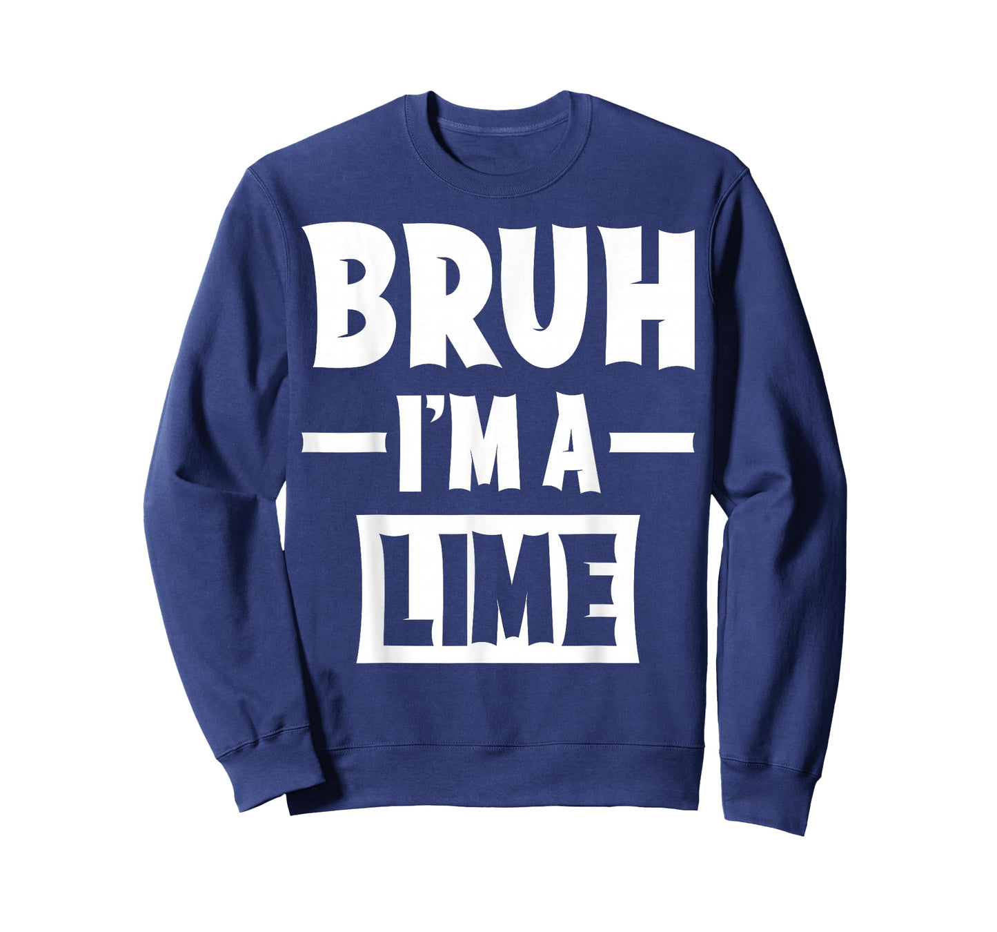 Bruh I'm A Lime Funny Lazy Halloween Costume Party T-Shirt