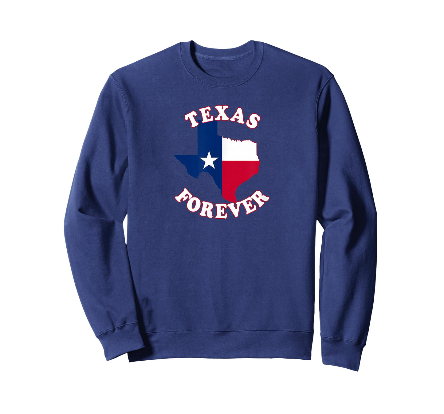 Texas Forever with State Outline and Flag T-Shirt