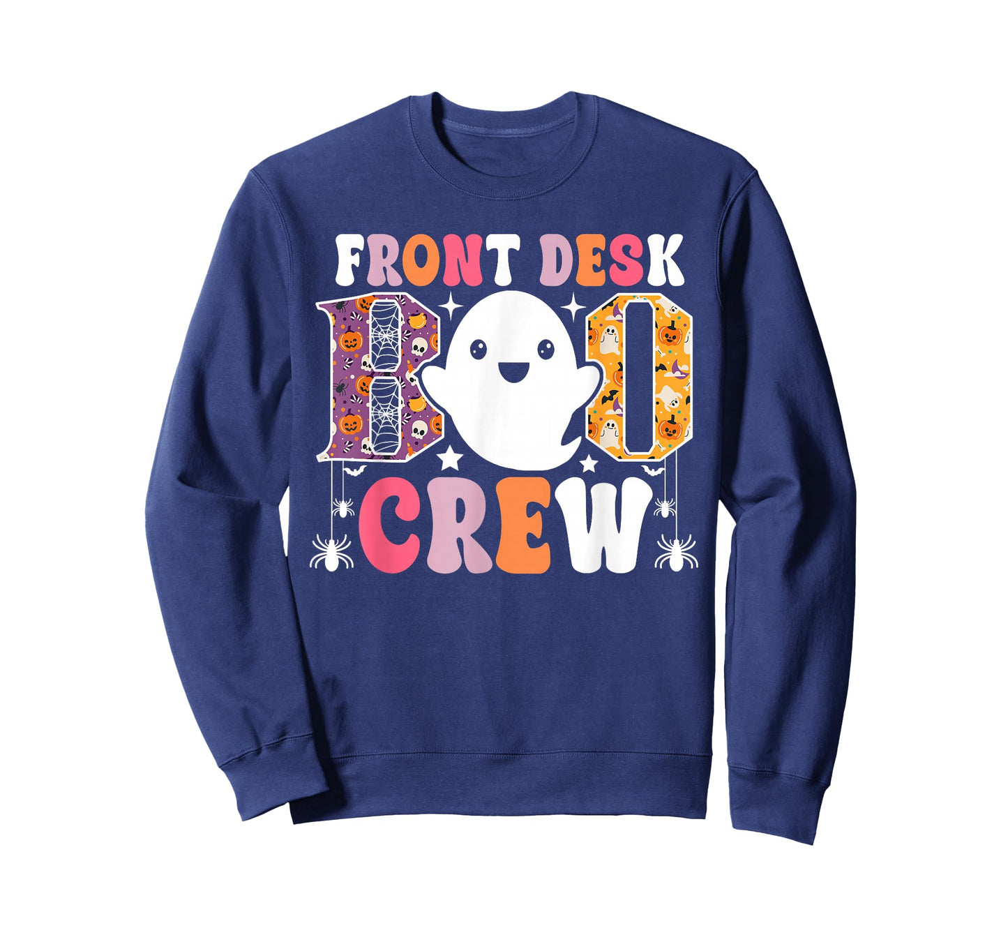 Front Desk Boo Crew Funny Ghost Halloween Receptionist T-Shirt