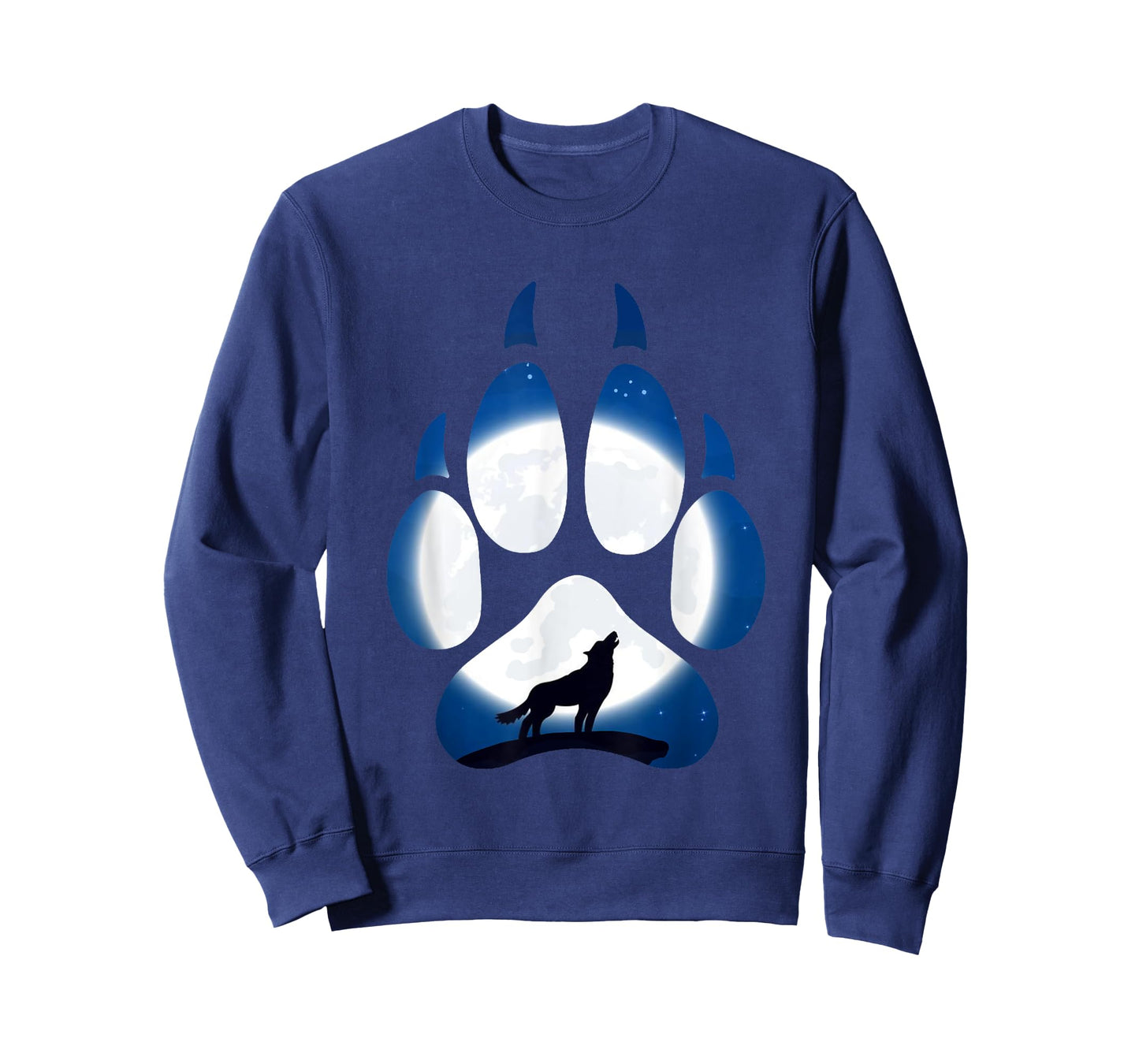 Wolf Paw Moonlight Predator Pack Wolf House Gift T-Shirt
