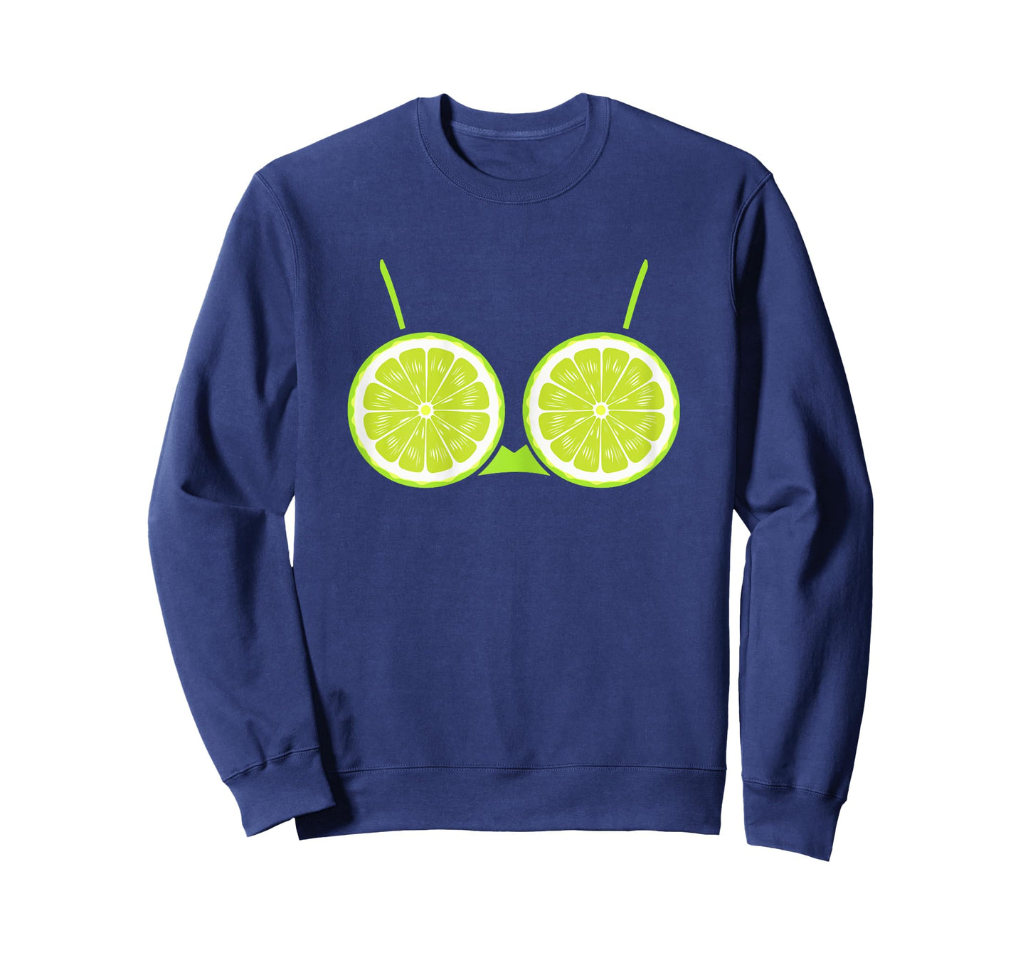 Lime Bra Costume Cute Easy Fruit Funny Halloween Women Girls T-Shirt