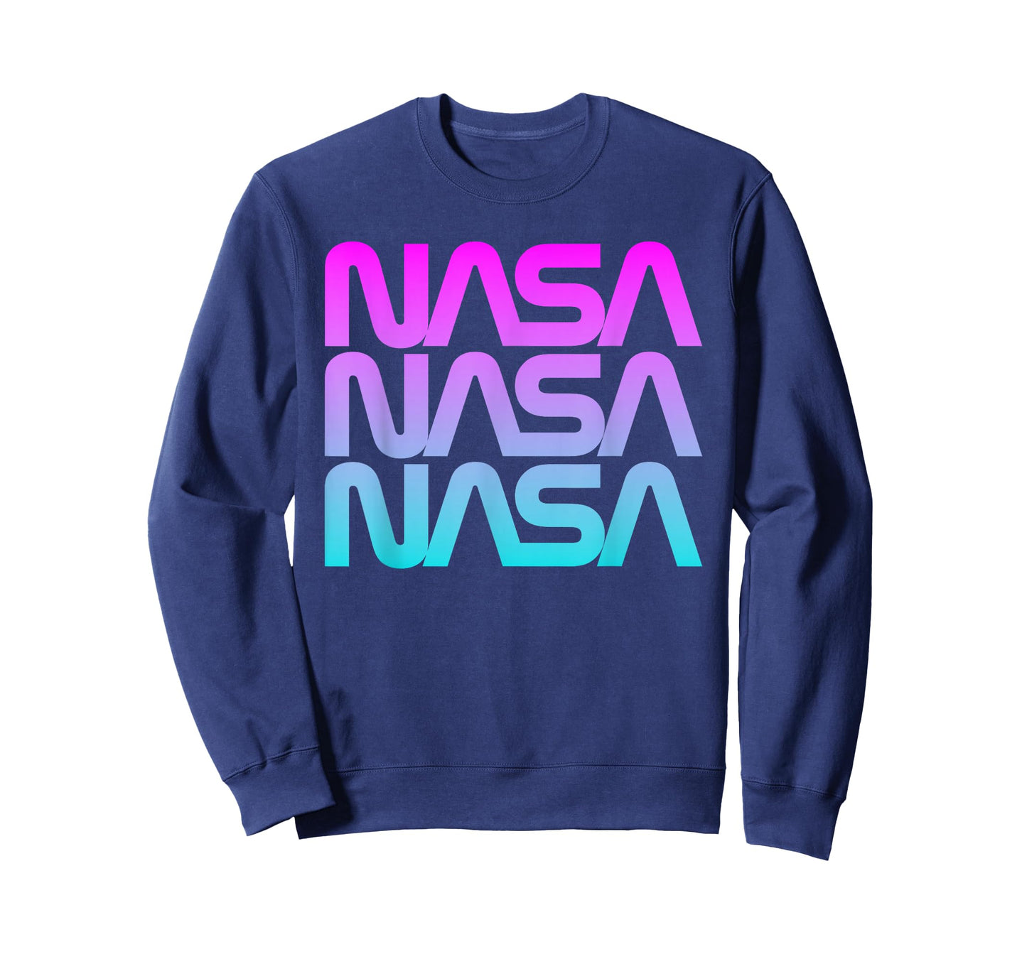 70s 80s Retro Vintage NASA Worm Retro NASA Pastel gradient T-Shirt