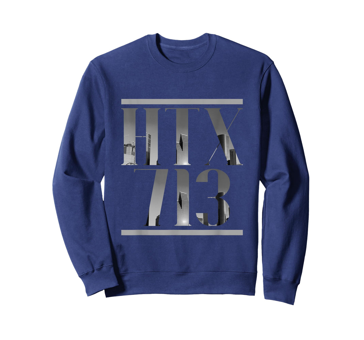 HTX 713 Houston Strong H-Town Vibe Houston skyline Texas T-Shirt