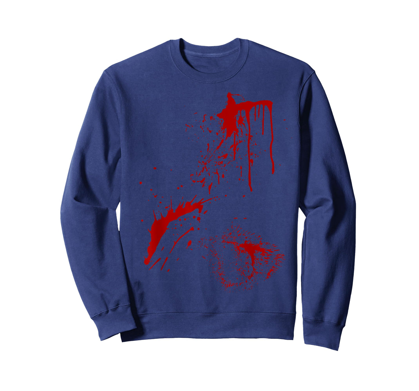 Blood Splatter Spatter Fake Bloody Halloween Zombie Victim T-Shirt