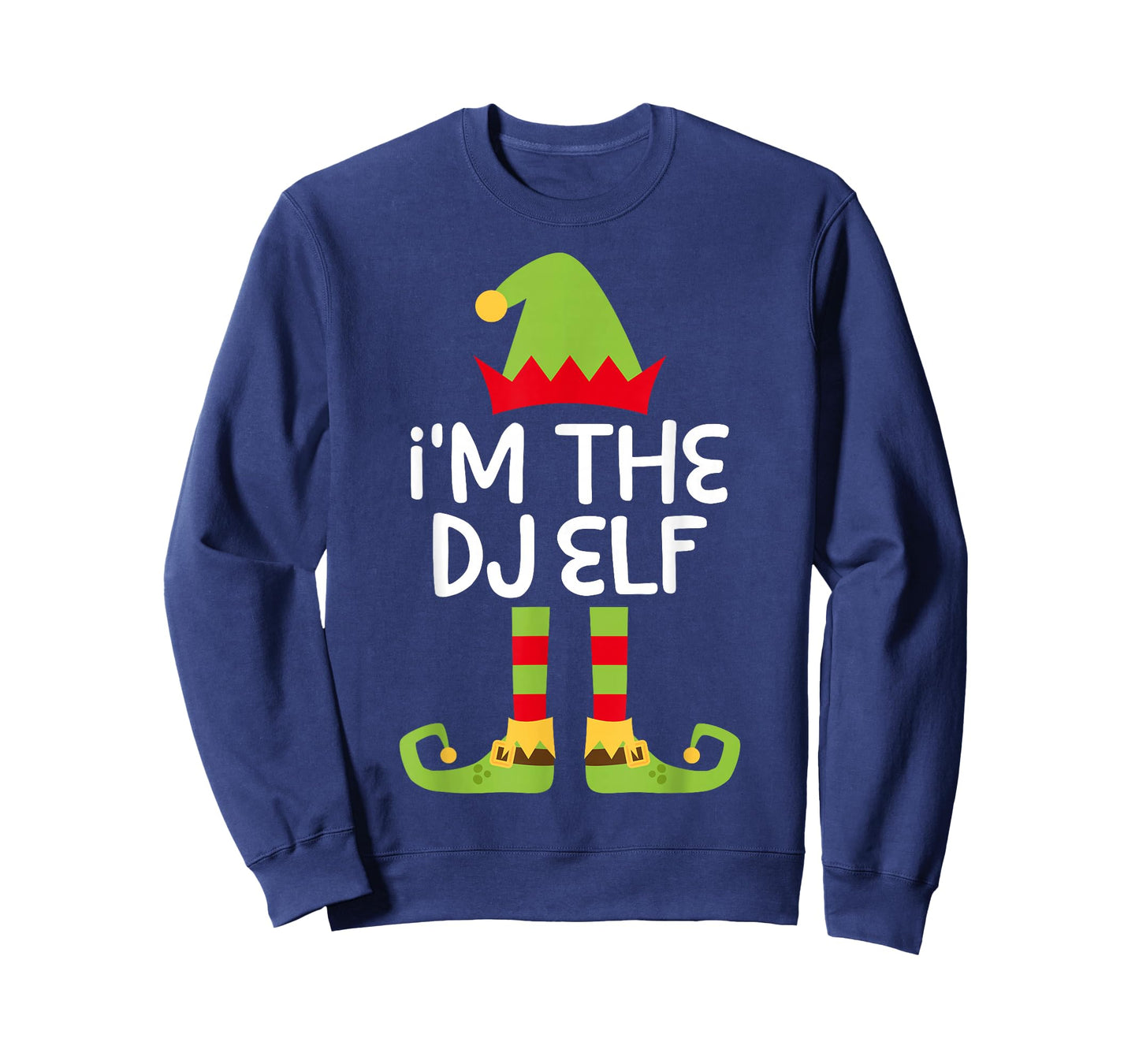 I'm The DJ Elf Shirt Adult Kids Matching Christmas Elf T-Shirt
