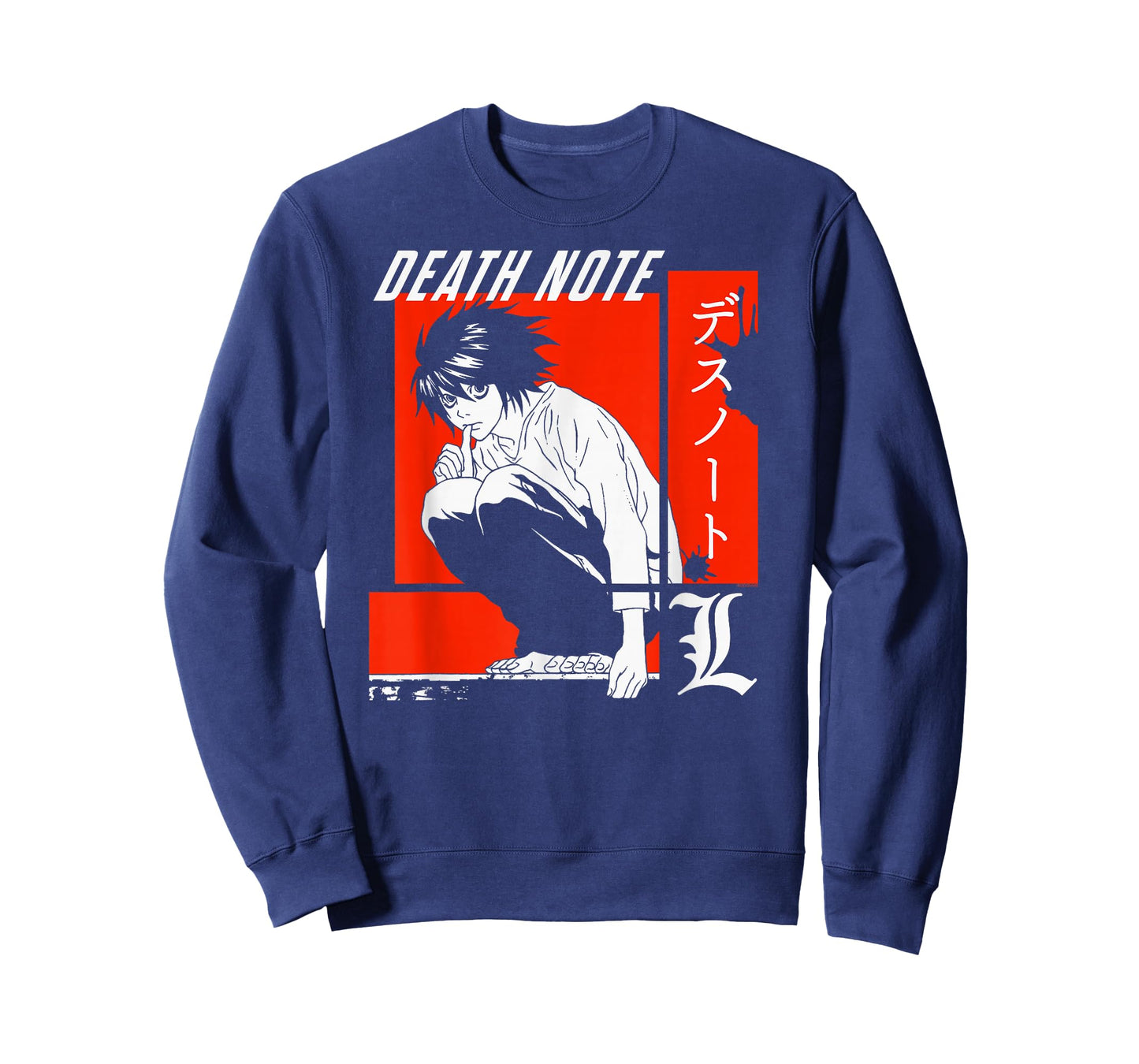 Death Note Retro Blocks L Anime T-Shirt